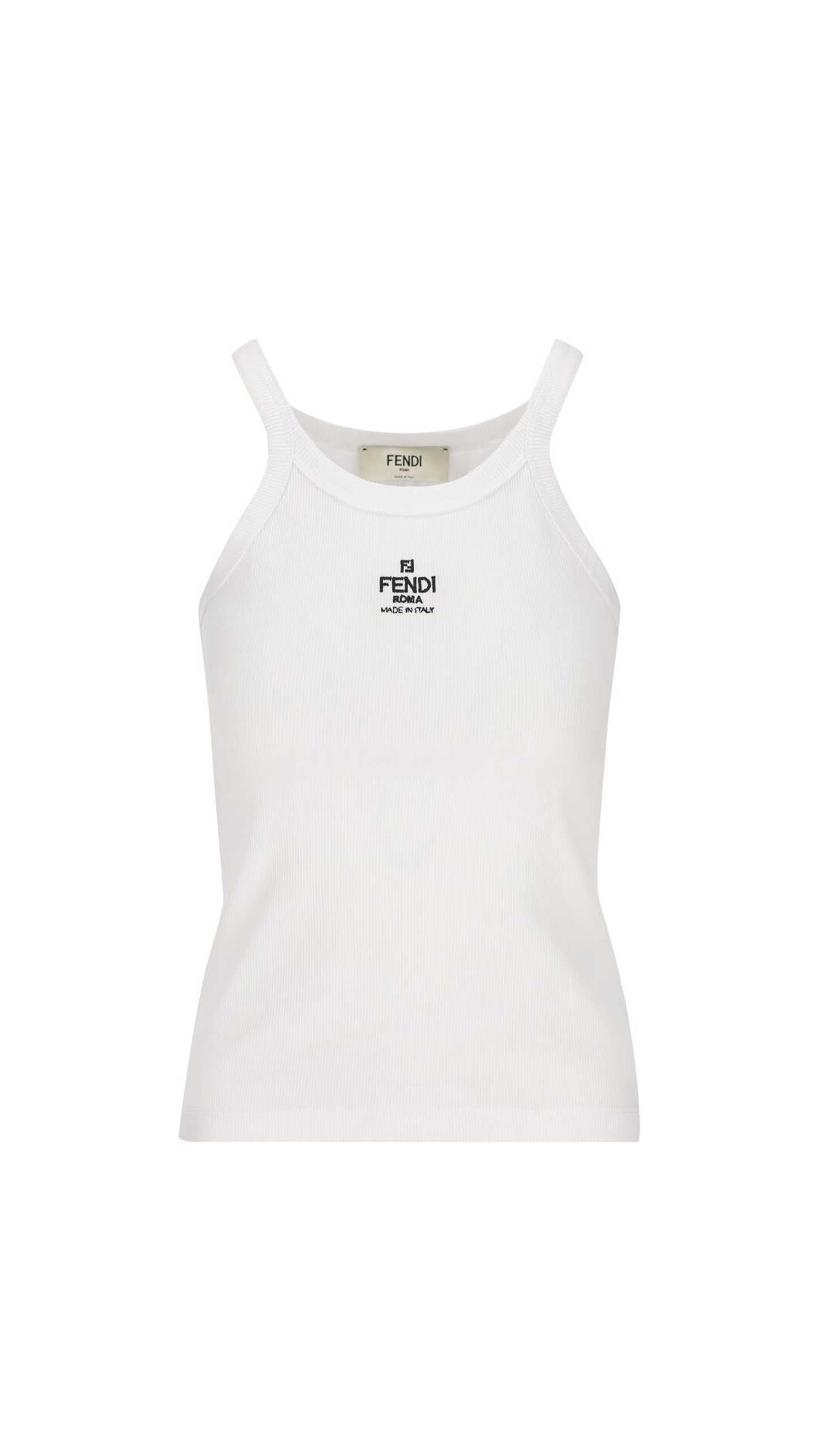Cotton Tank Top - White