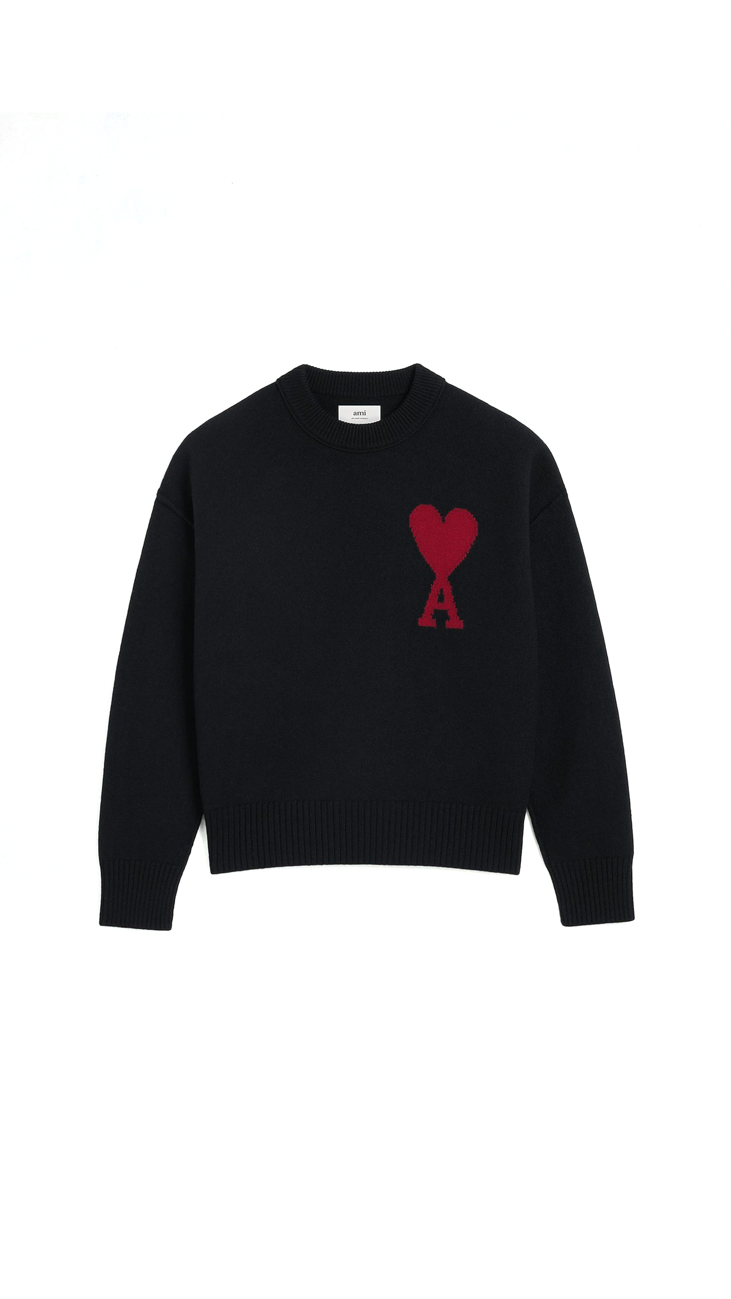 Red Ami De Coeur Sweater - Black