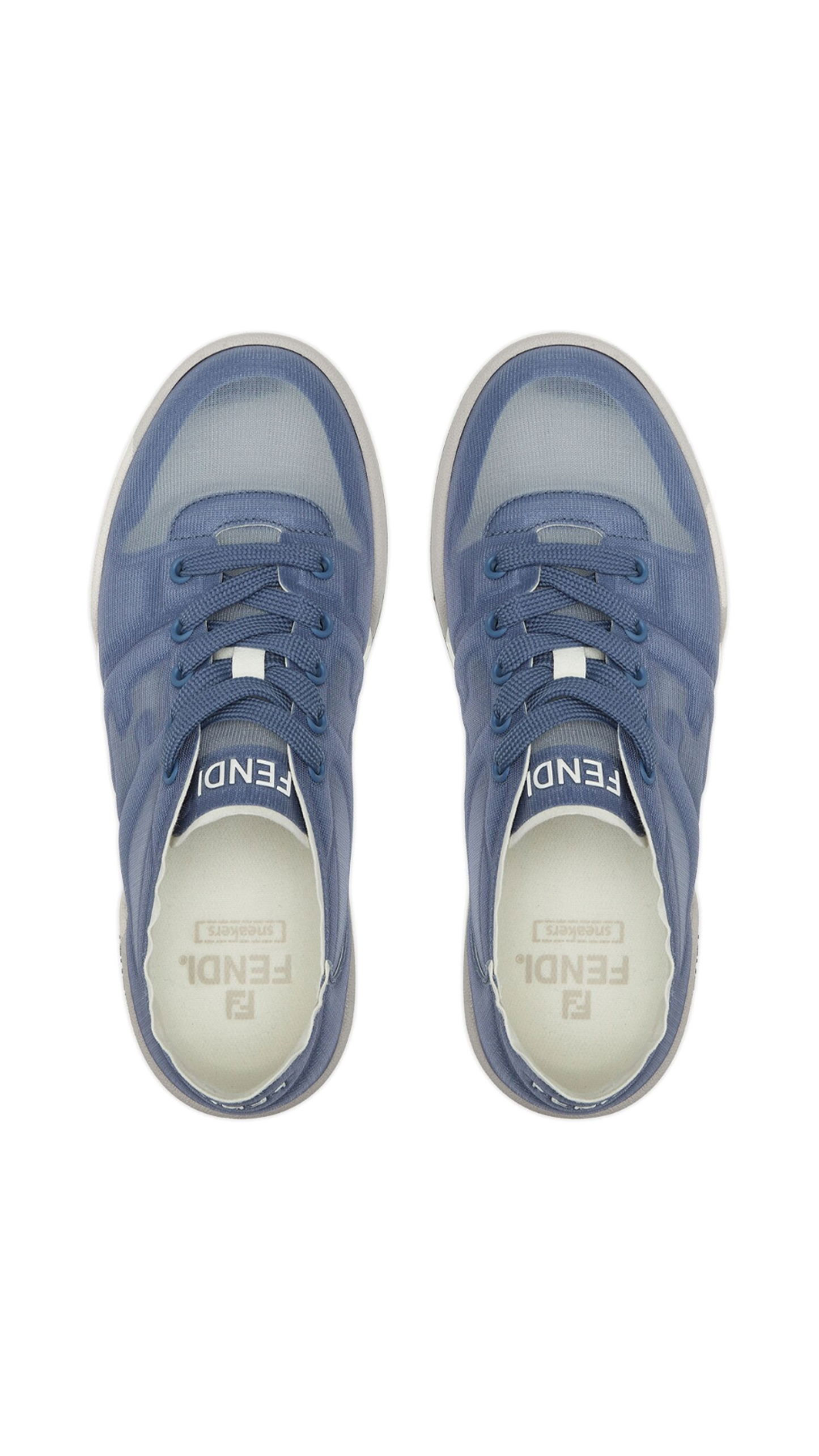 Fendi Match Mesh Sneakers - Blue