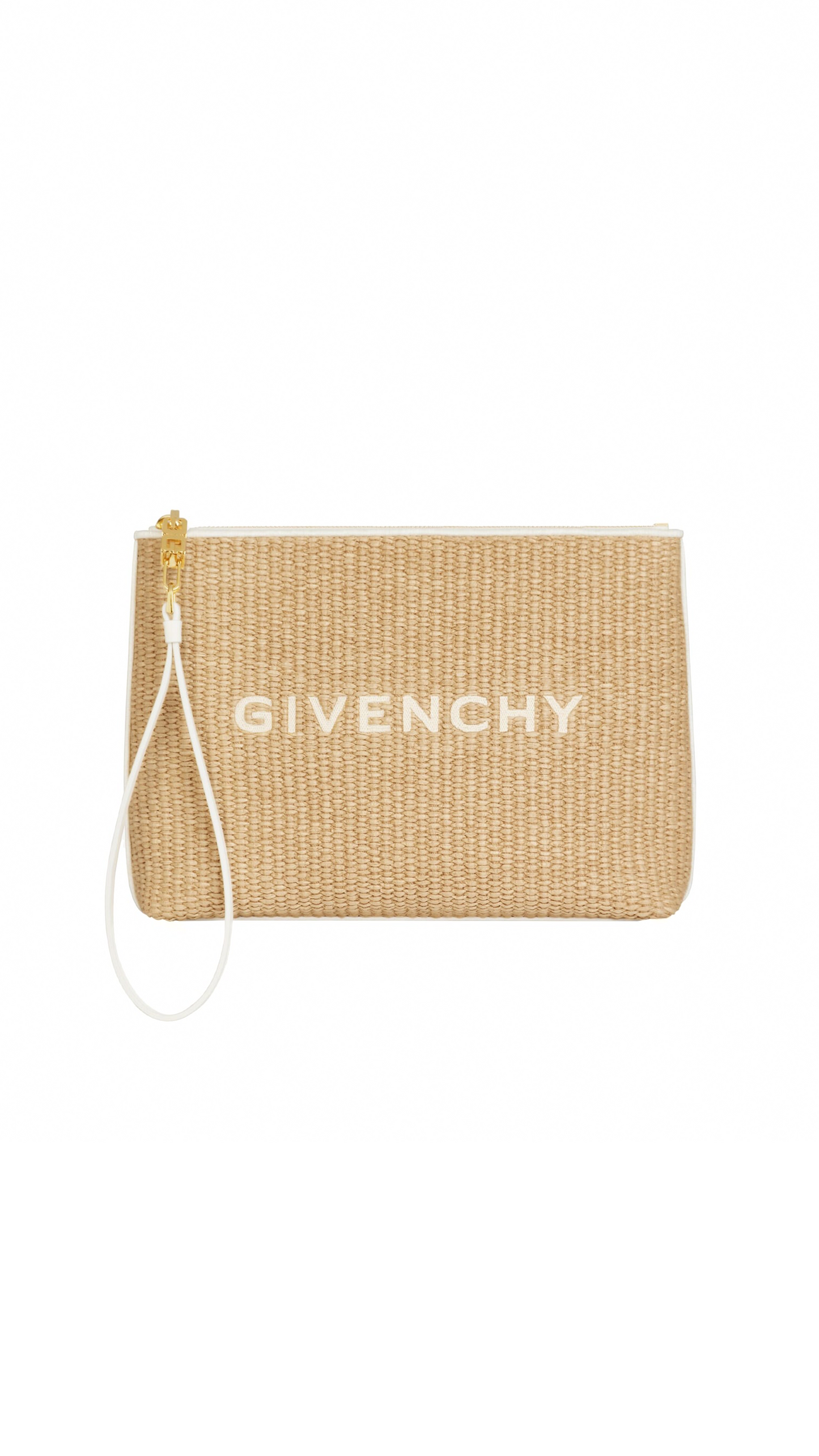 Travel Pouch in Raffia - Natural