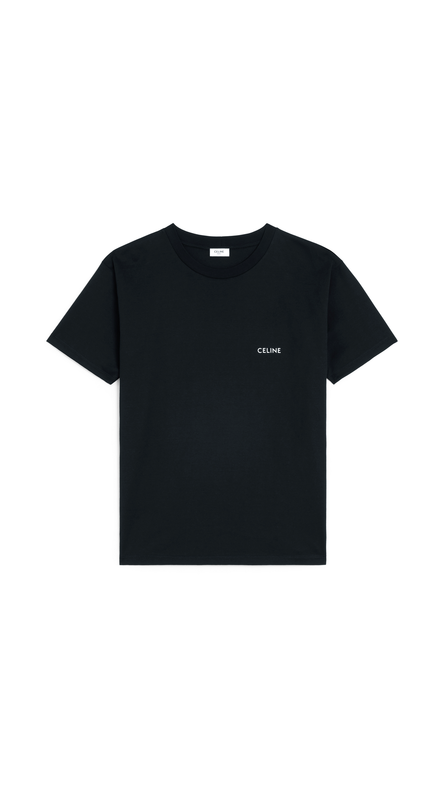 Loose T-shirt in Cotton Jersey - Black