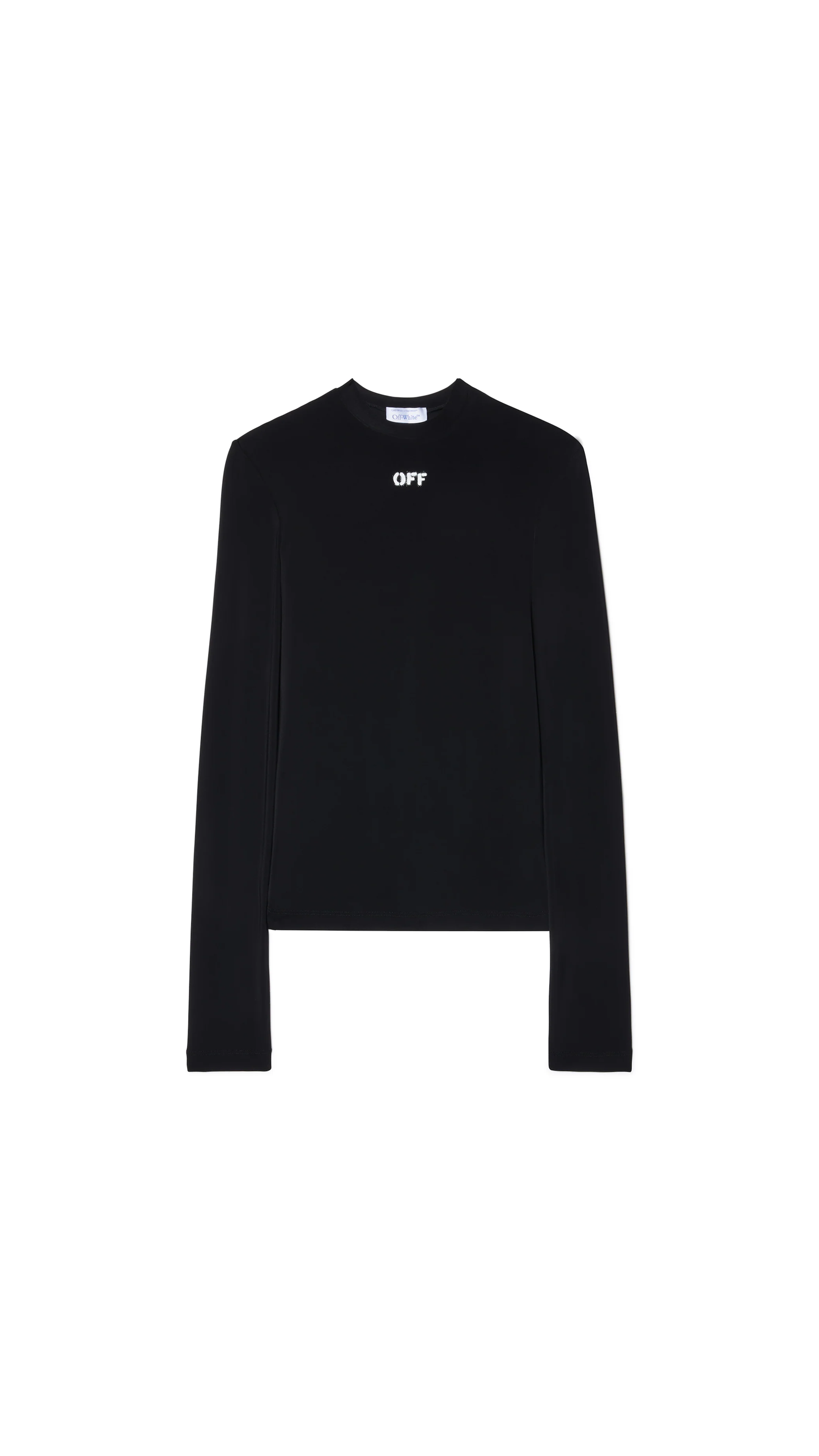 Off Stamp Second Skin L/S Crewneck - Black