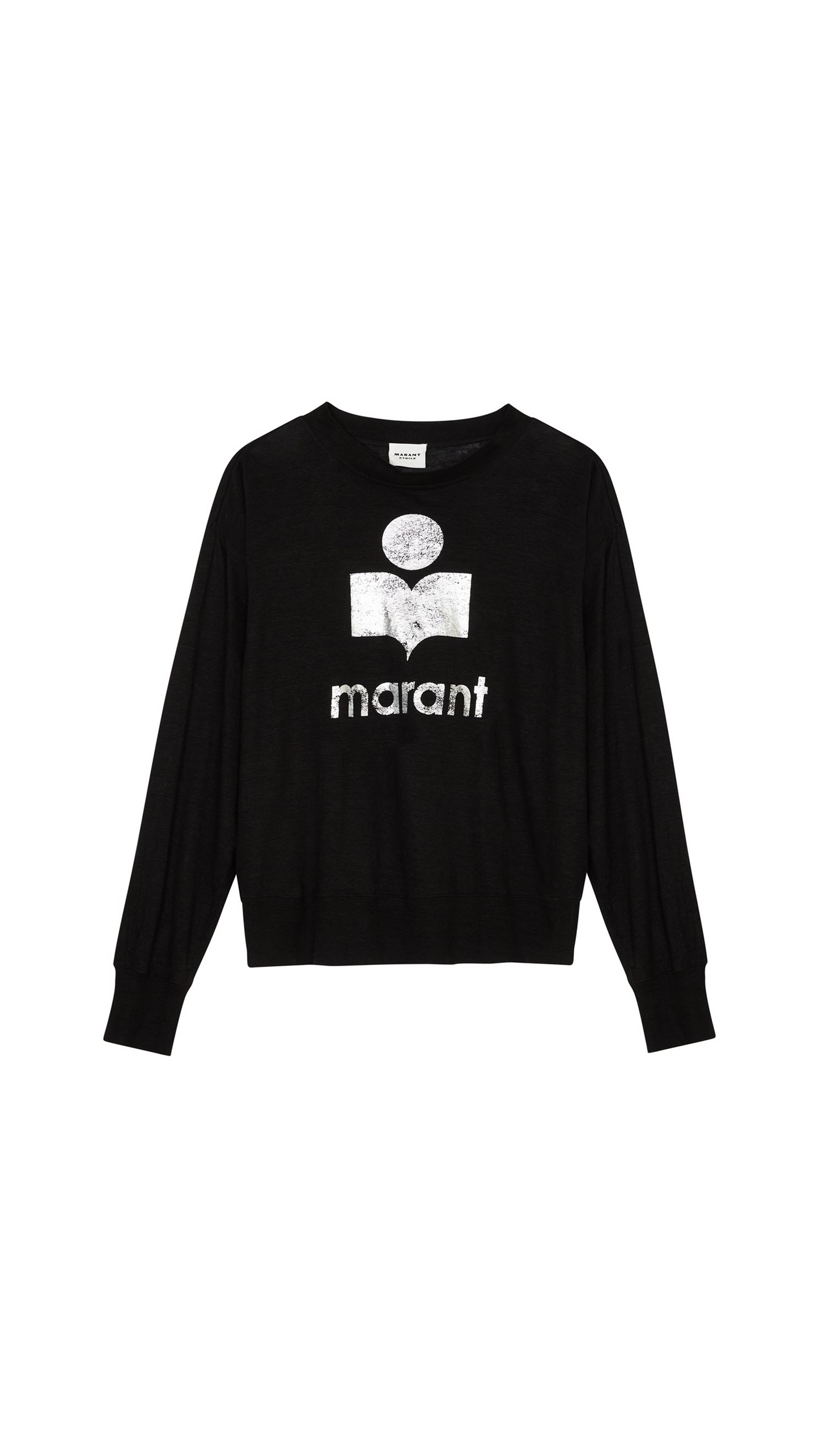 Klowia Linen Tee - Black