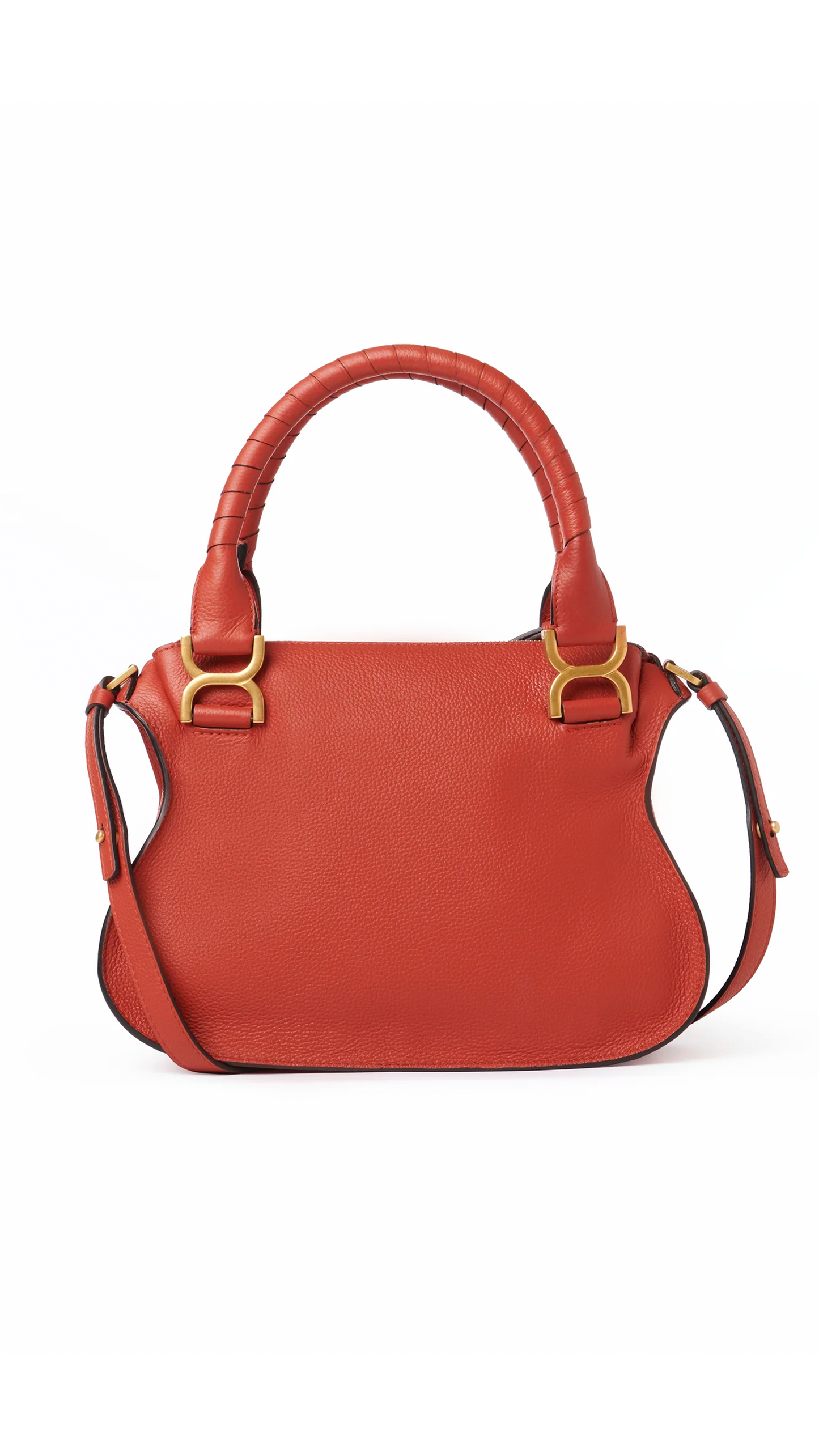 Marcie Small Double Carry Bag - Red Ochre