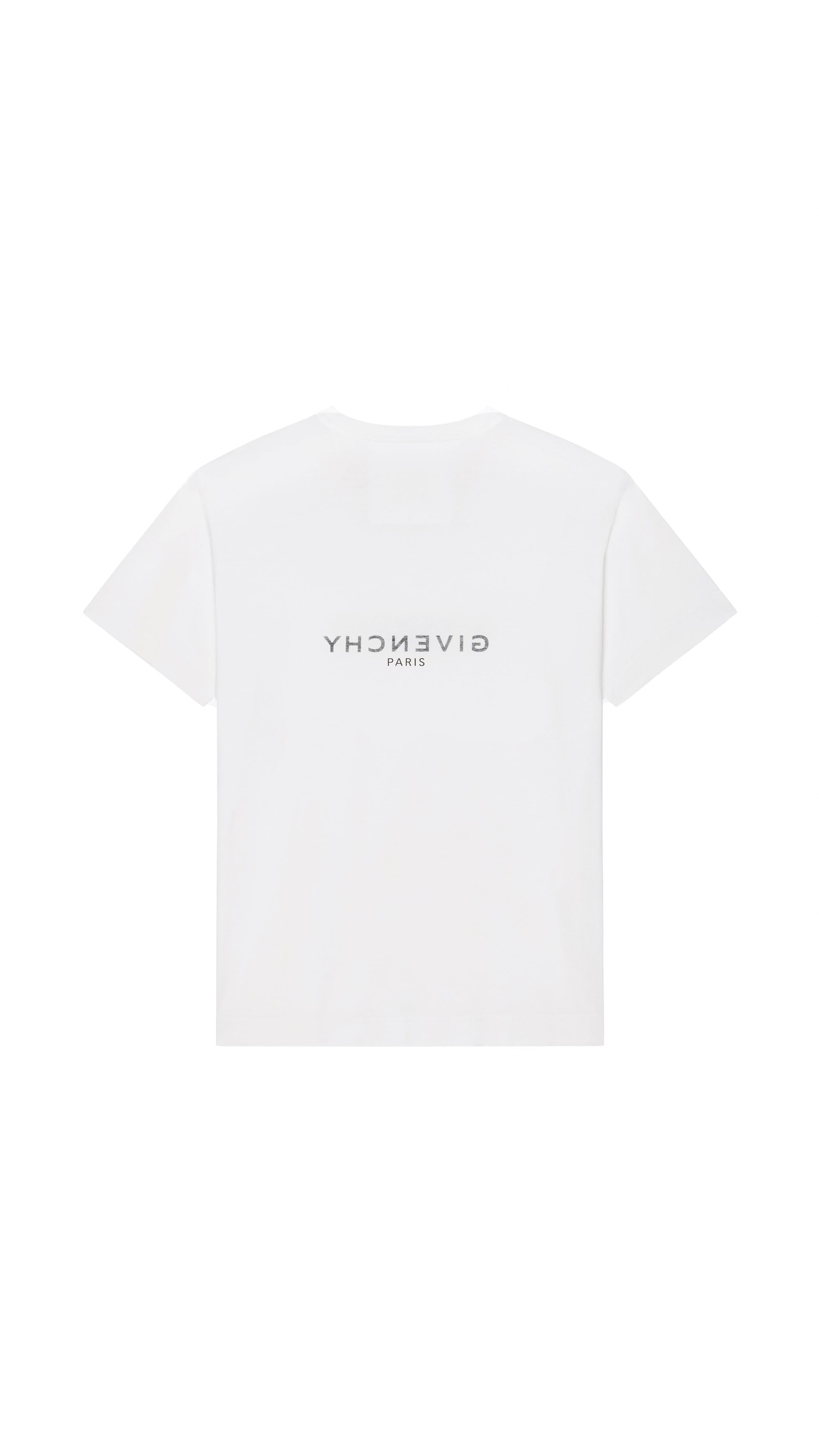 Reverse Oversized T-Shirt in Cotton - White