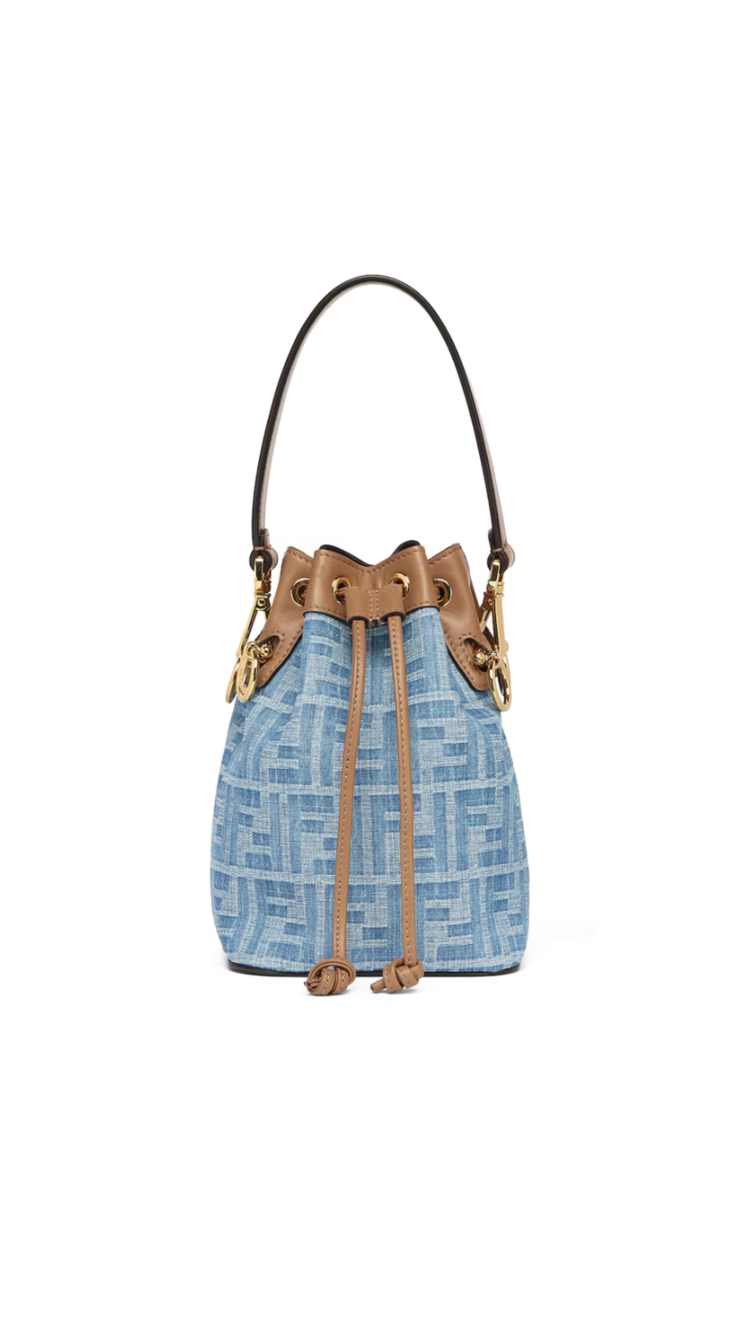 Mon Trésor FF Denim Mini Bag - Blue