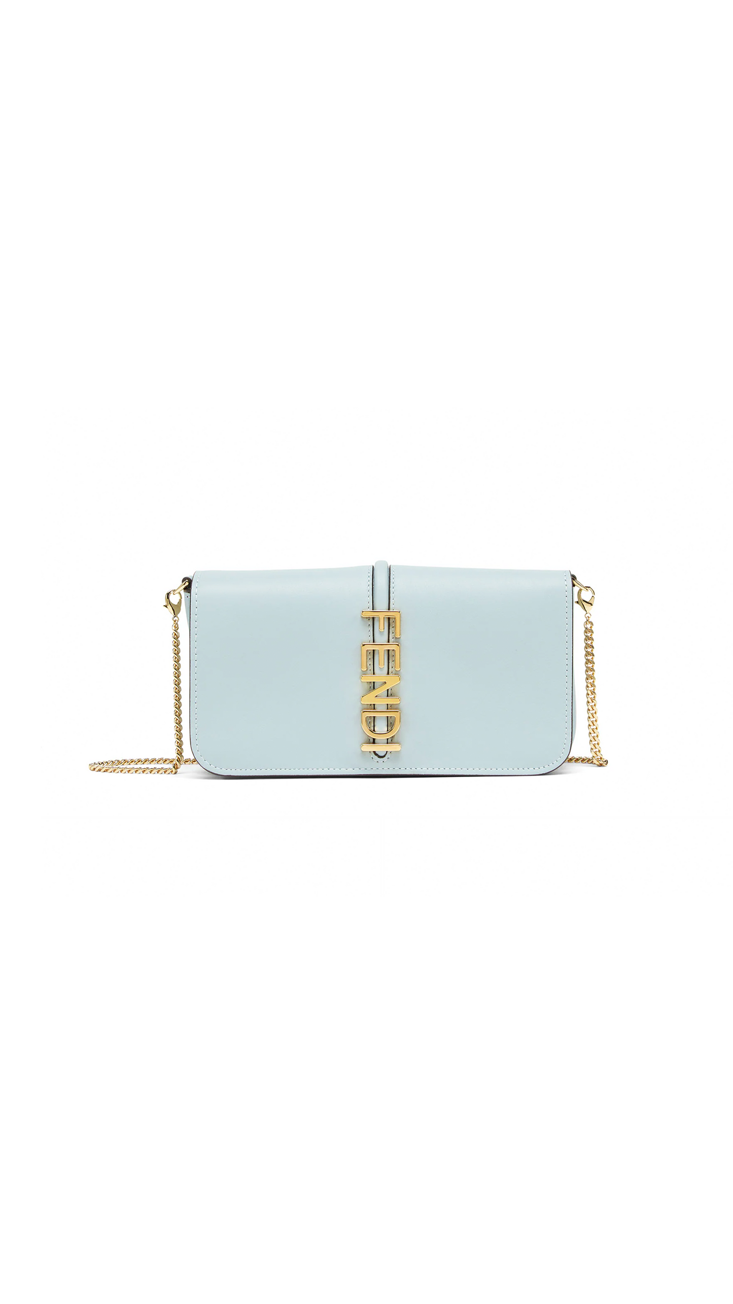 Fendigraphy Wallet On Chain - Light Blue
