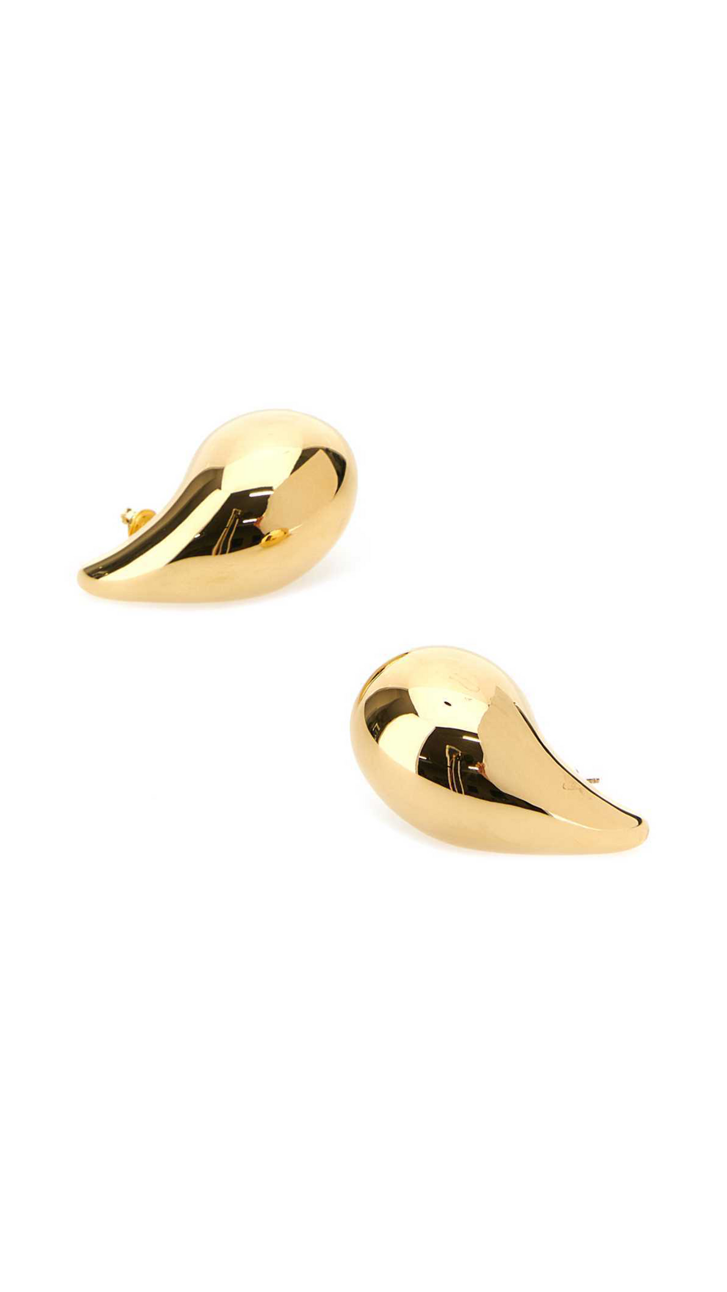 Large Drop Earrings - Gold