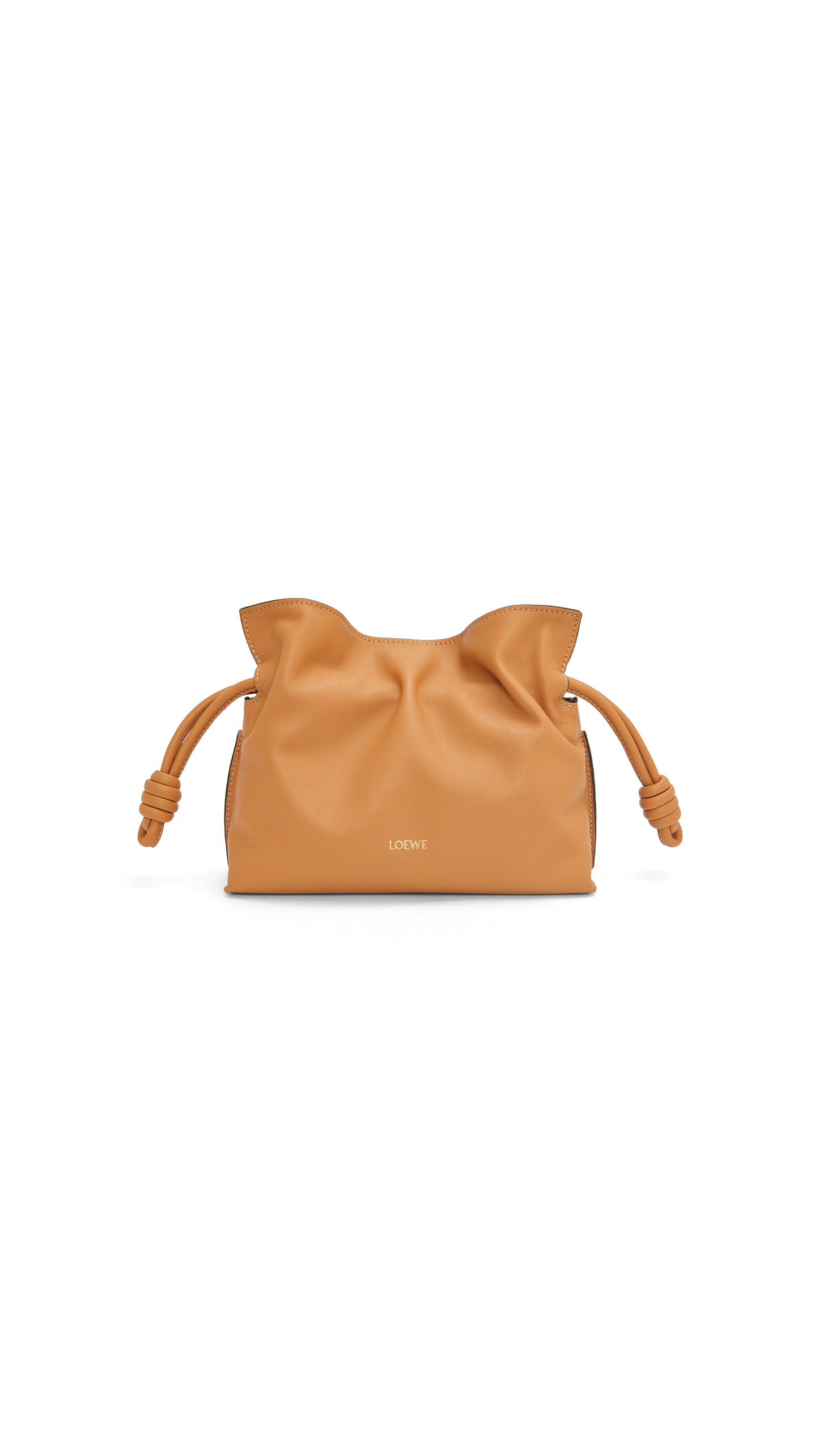 Mini Flamenco Clutch in Nappa Calfskin - Warm Desert