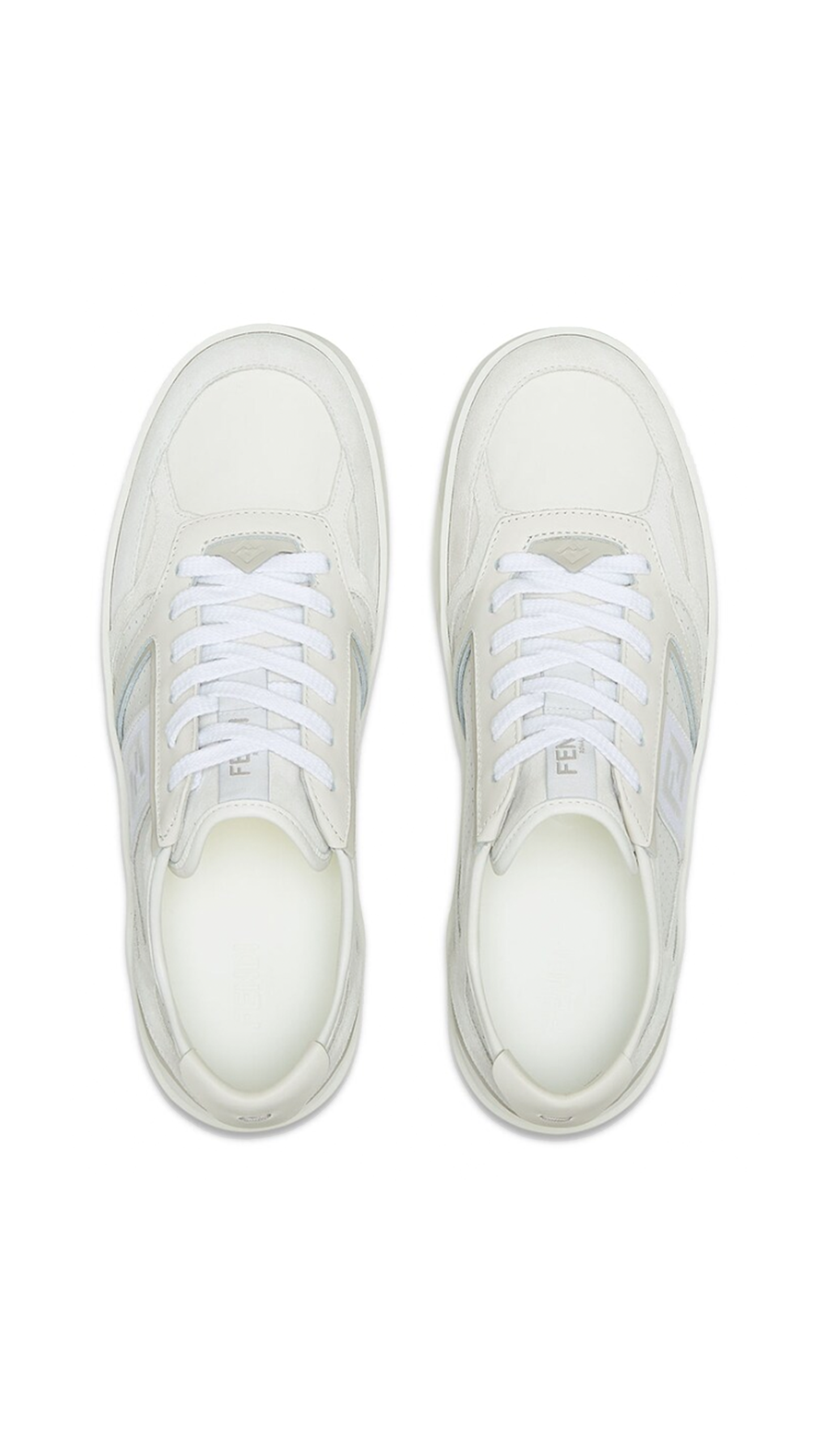 Fendi Step Sneakers - White