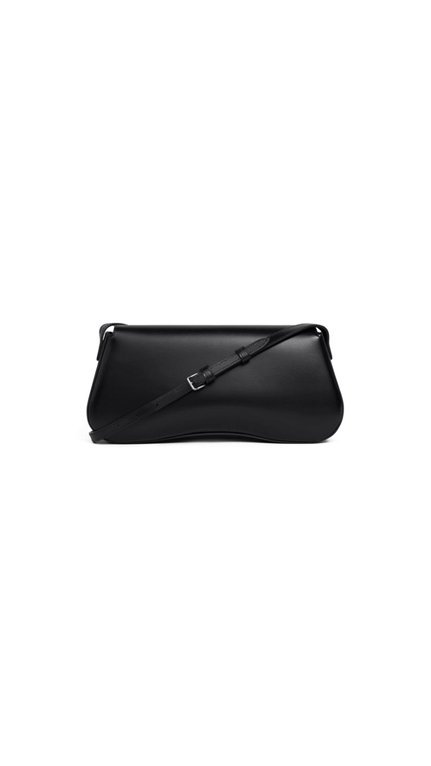 Medium Celine Lola Bag In Shiny Calfskin - Black