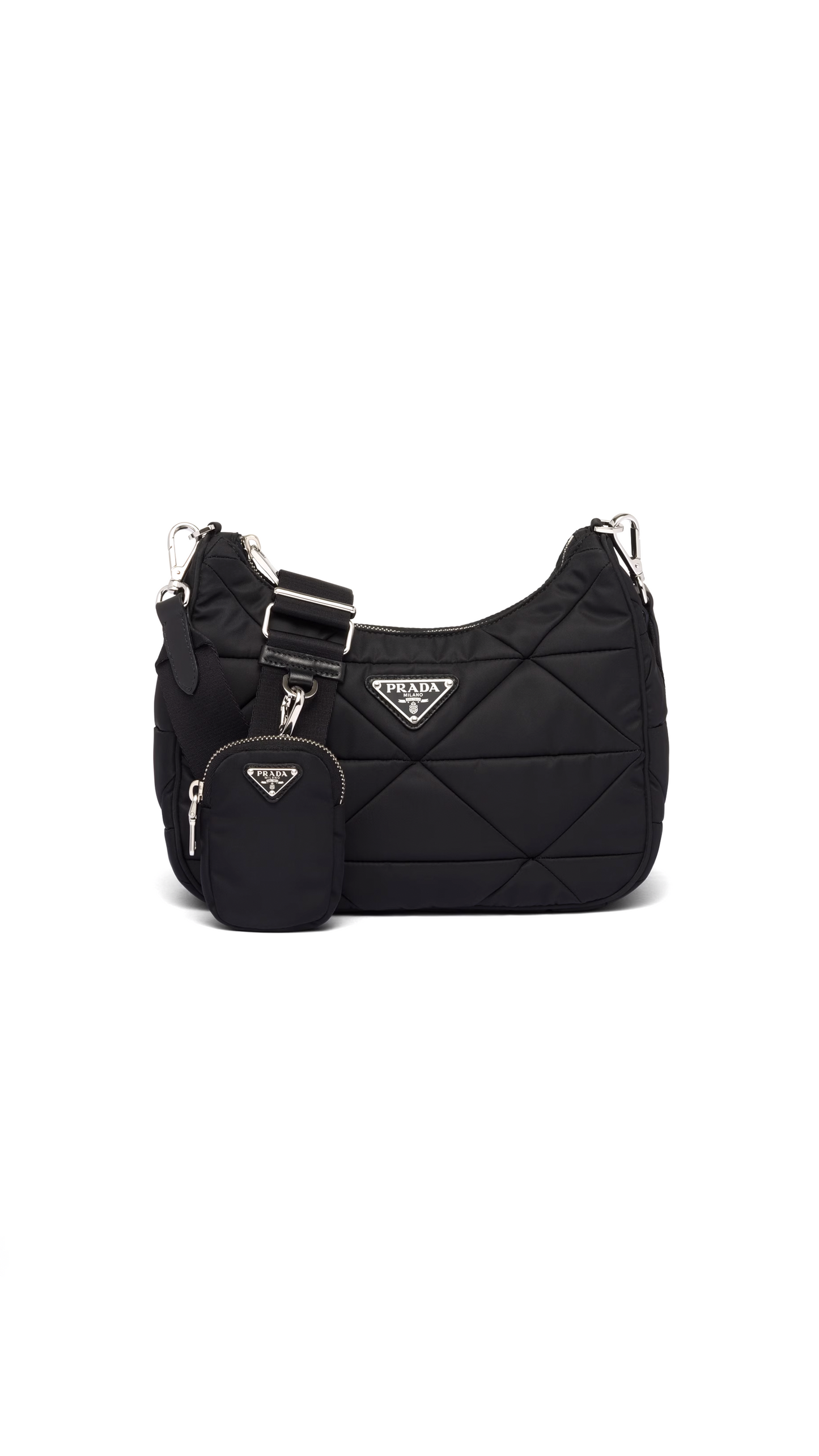 Re-Nylon Shoulder Bag - Black