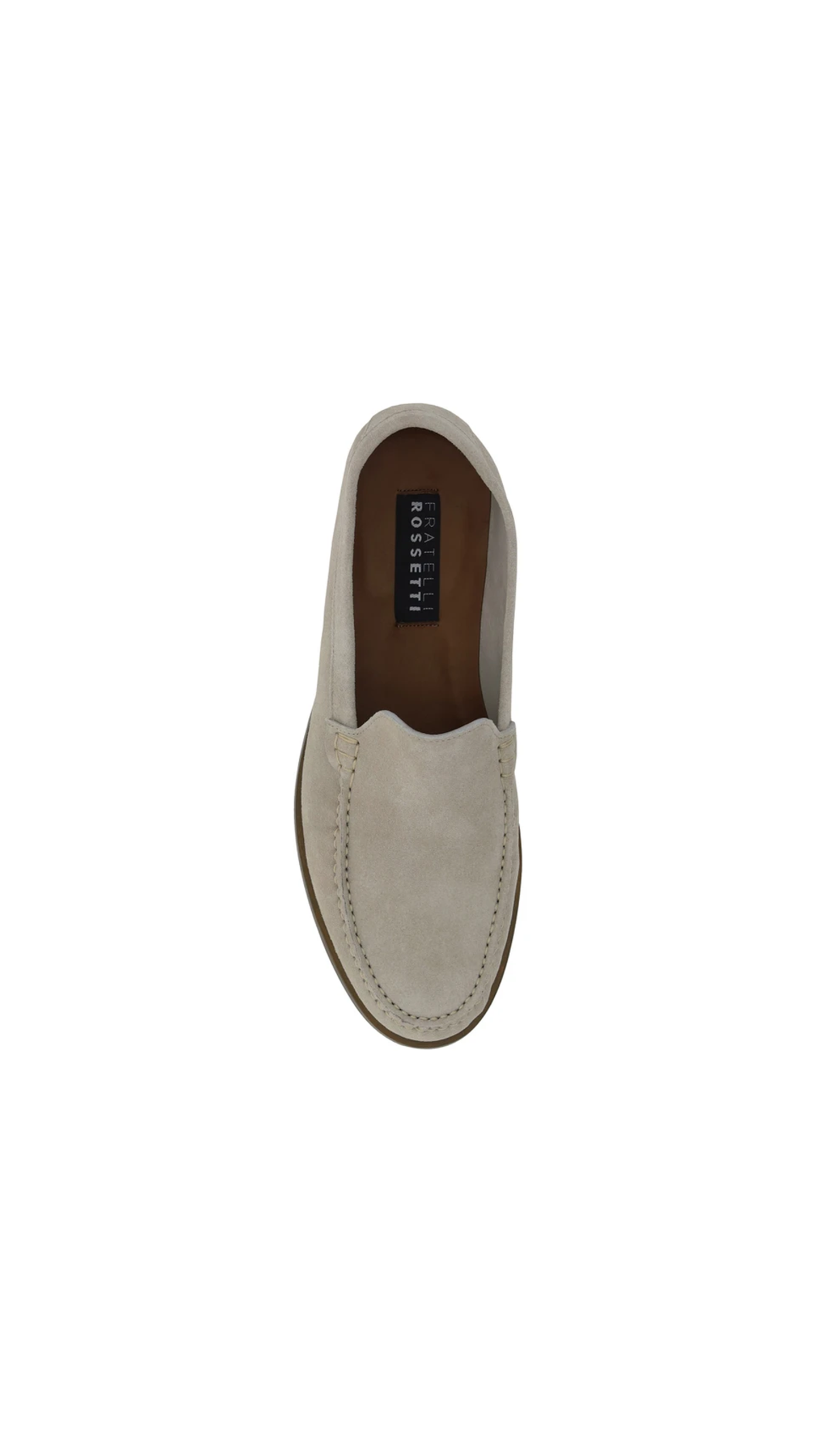 Suede Penny Loafers - Feather Grey