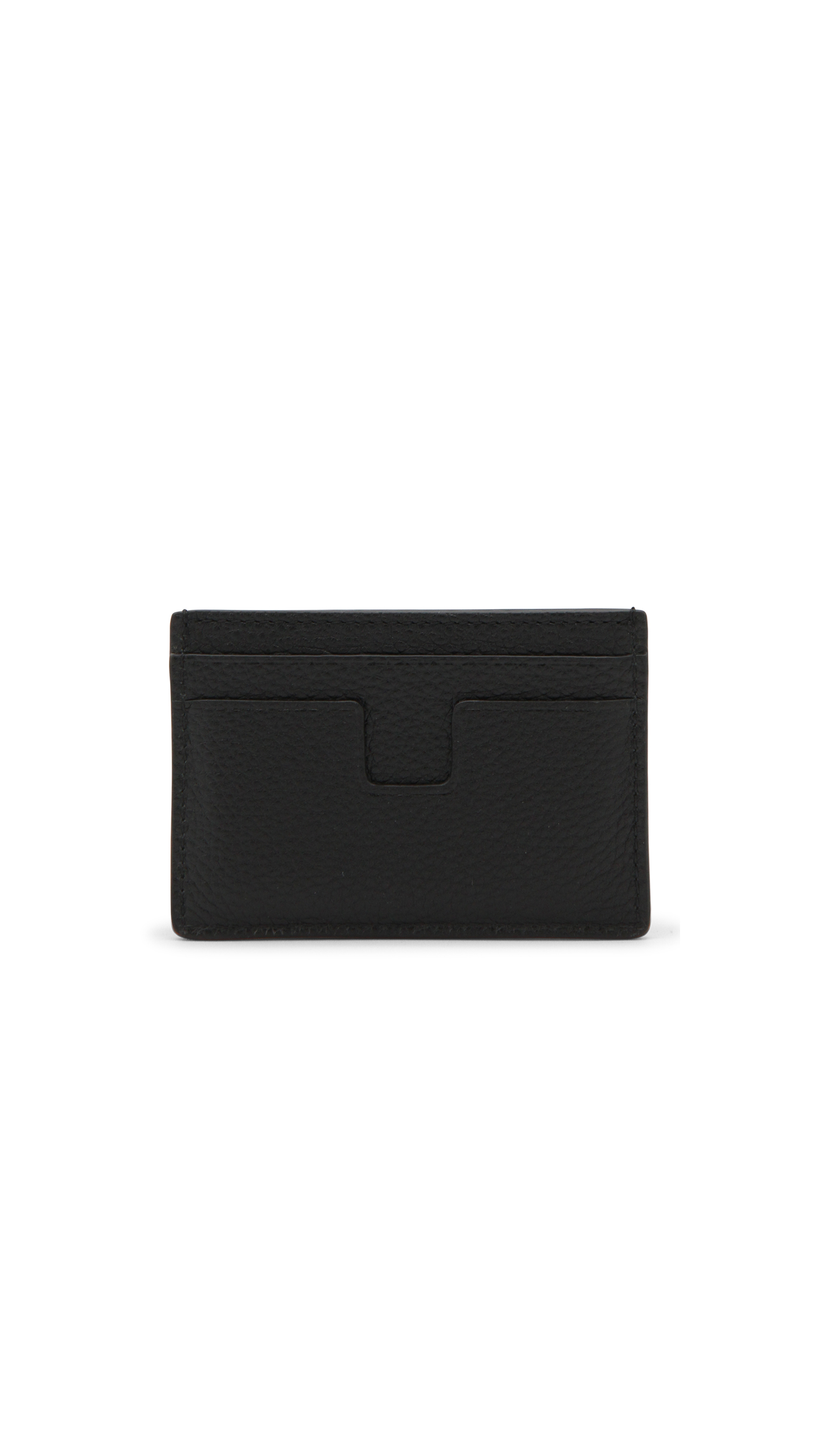 Grain Leather Classic Cardholder - Black