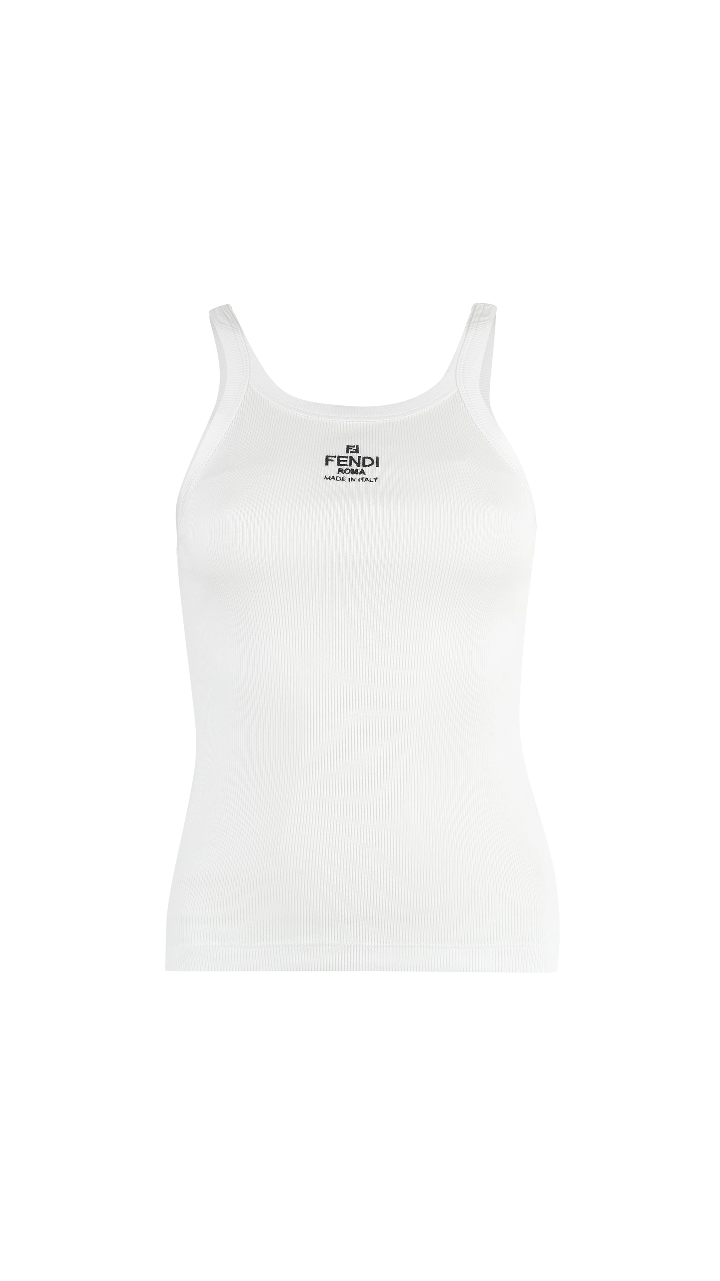Cotton Tank Top - White