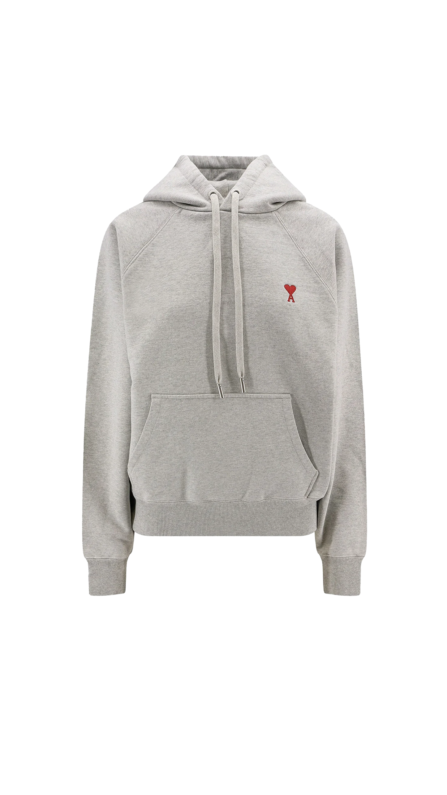 Ami de Cœur Boxy Fit Hoodie - Grey