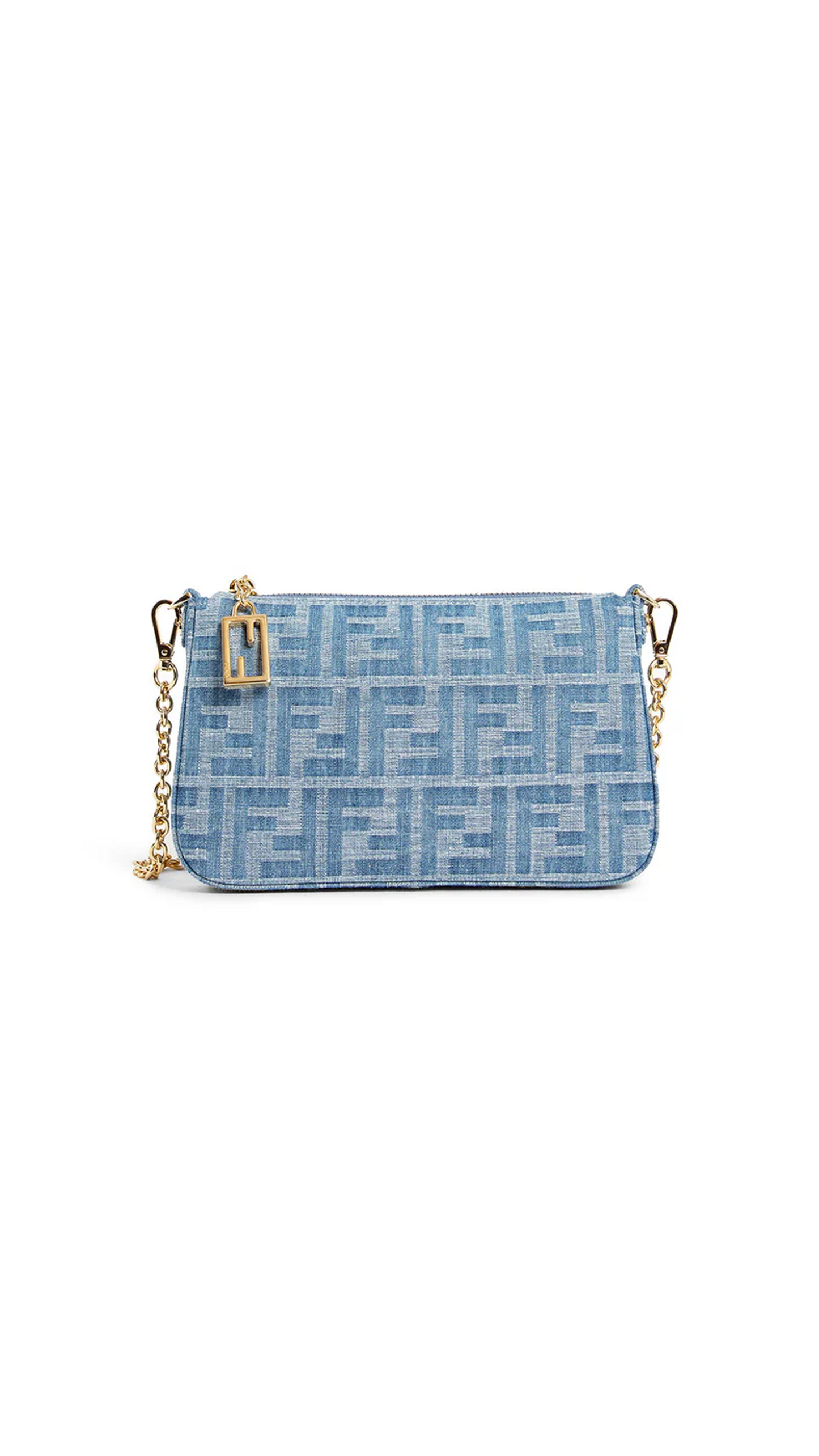 Fendi Baguette Pouch - Blue