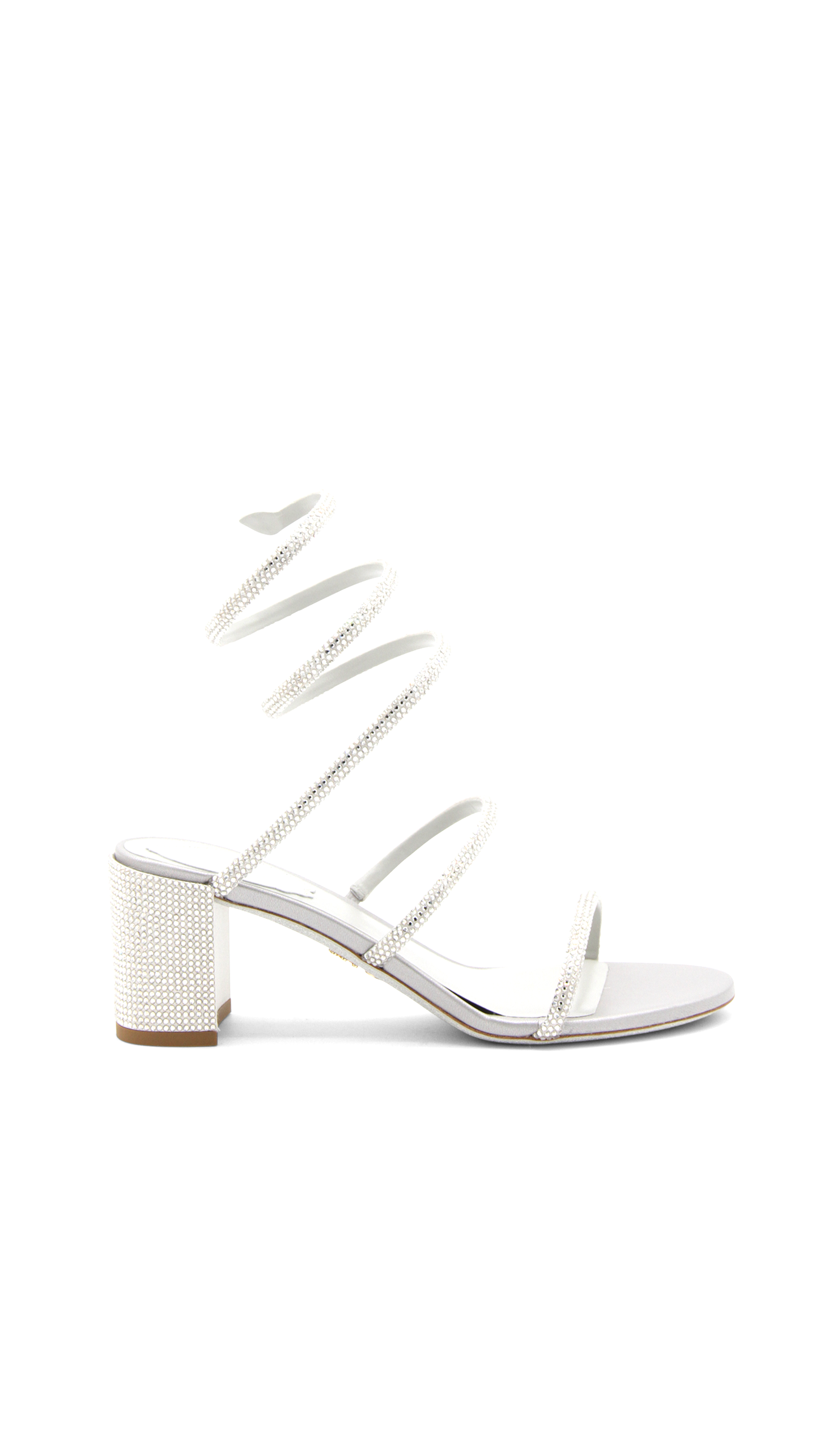 Cleo Crystal Sandal 60 - White