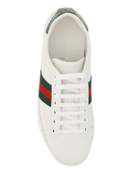 Ace Leather Sneaker - White