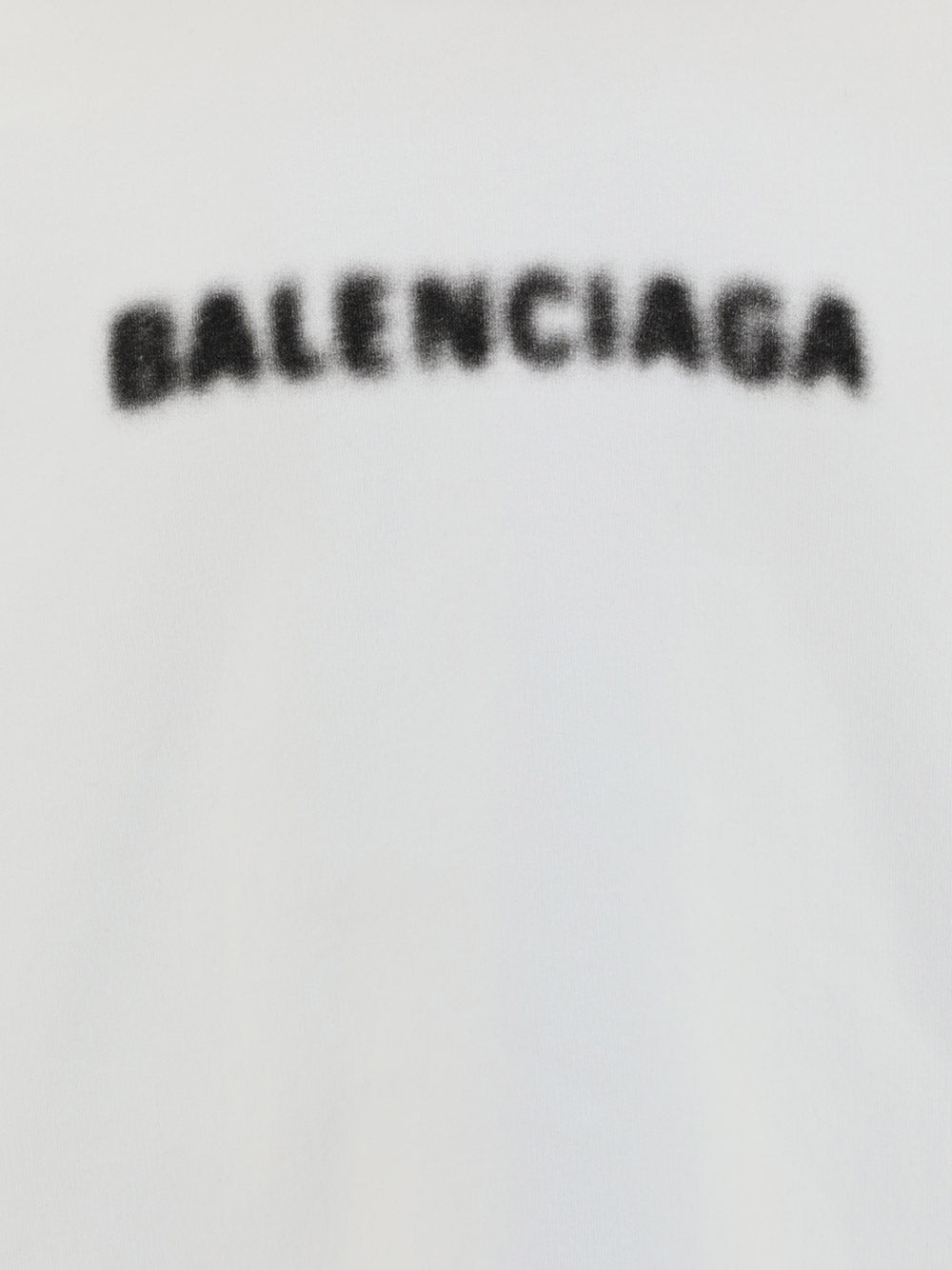 Balenciaga Logo Pixel Hoodie - White