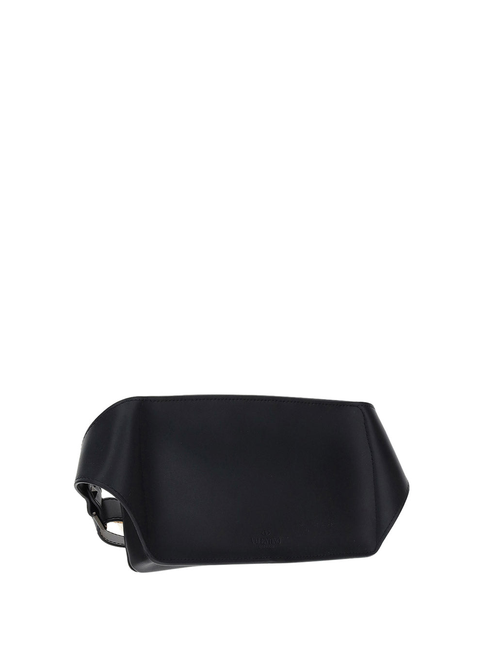 VLTN Leather Belt Bag - Black