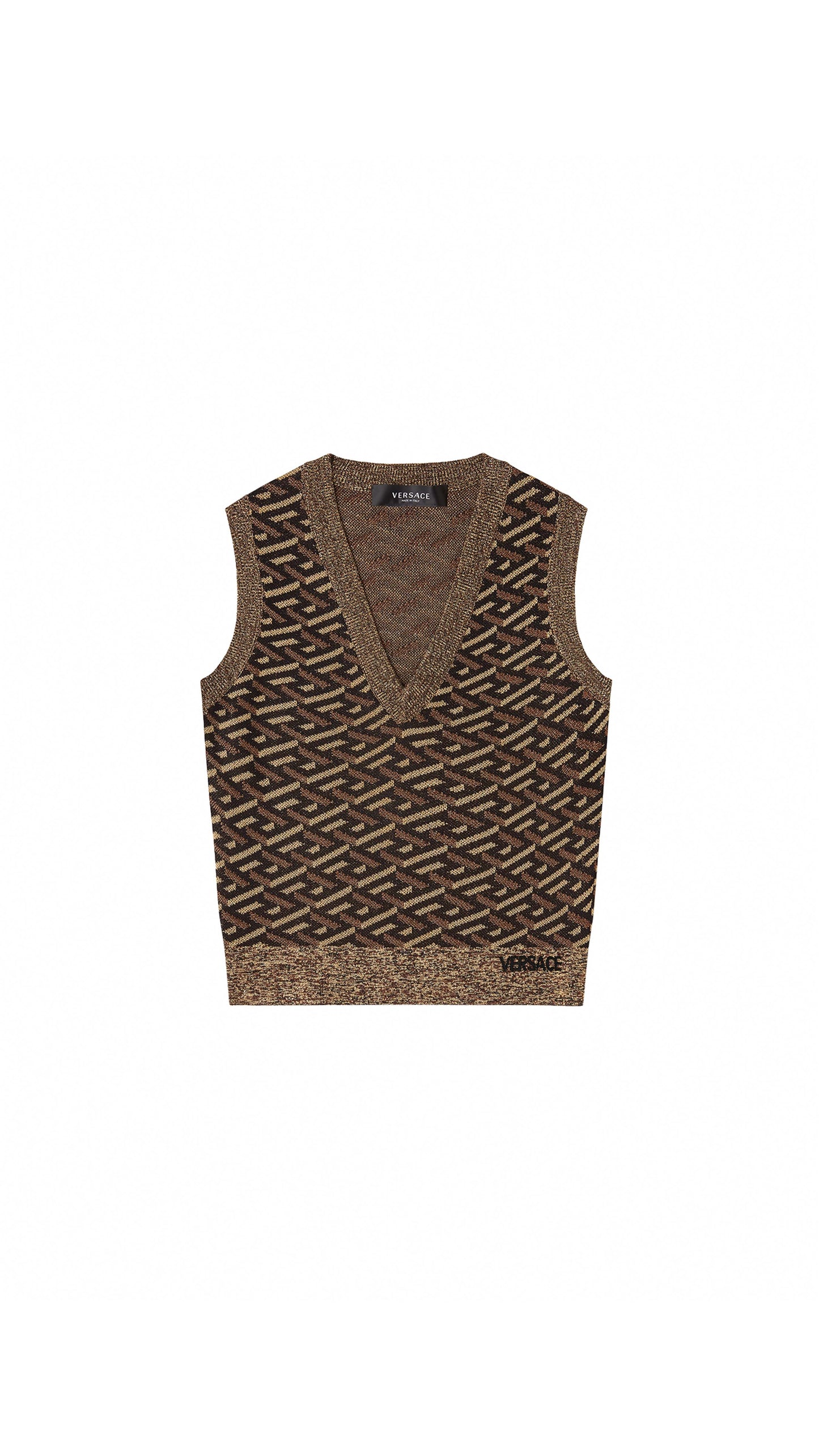 Greca Vest - Brown