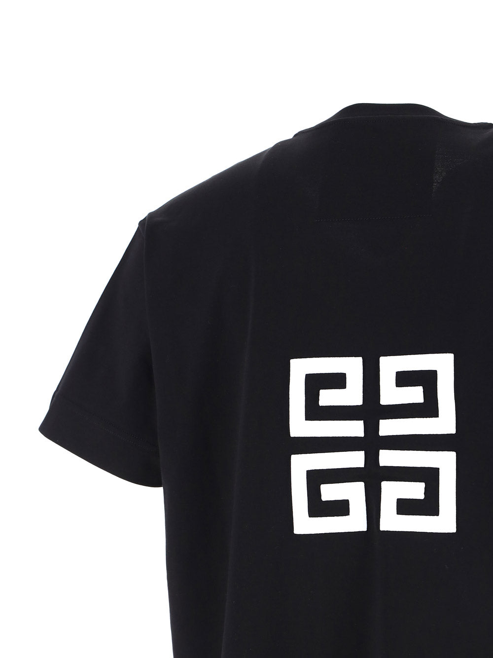 4G Embroidered Oversized T-Shirt - Black.