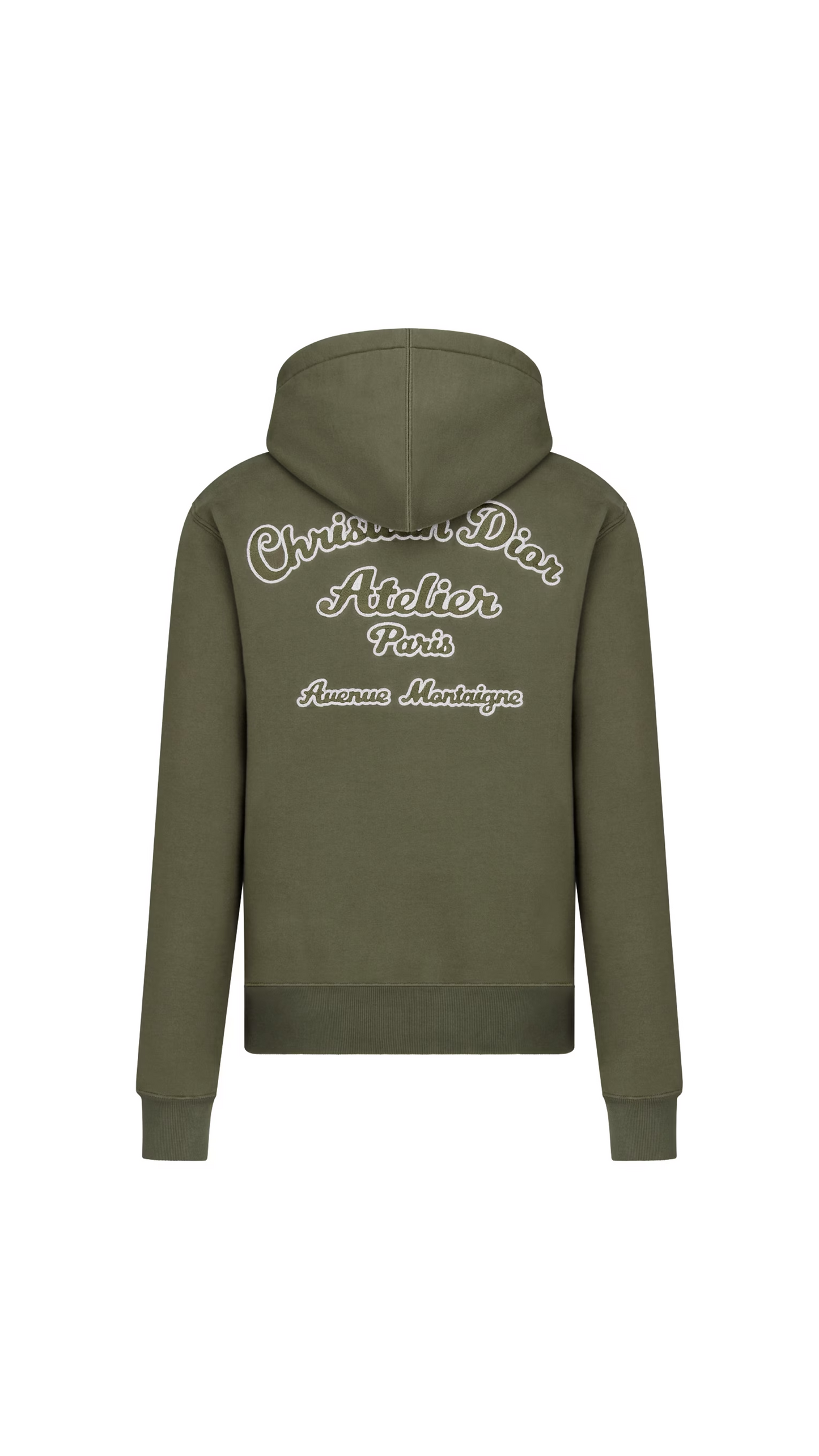 Christian Dior Atelier Hooded Sweatshirt - Khaki