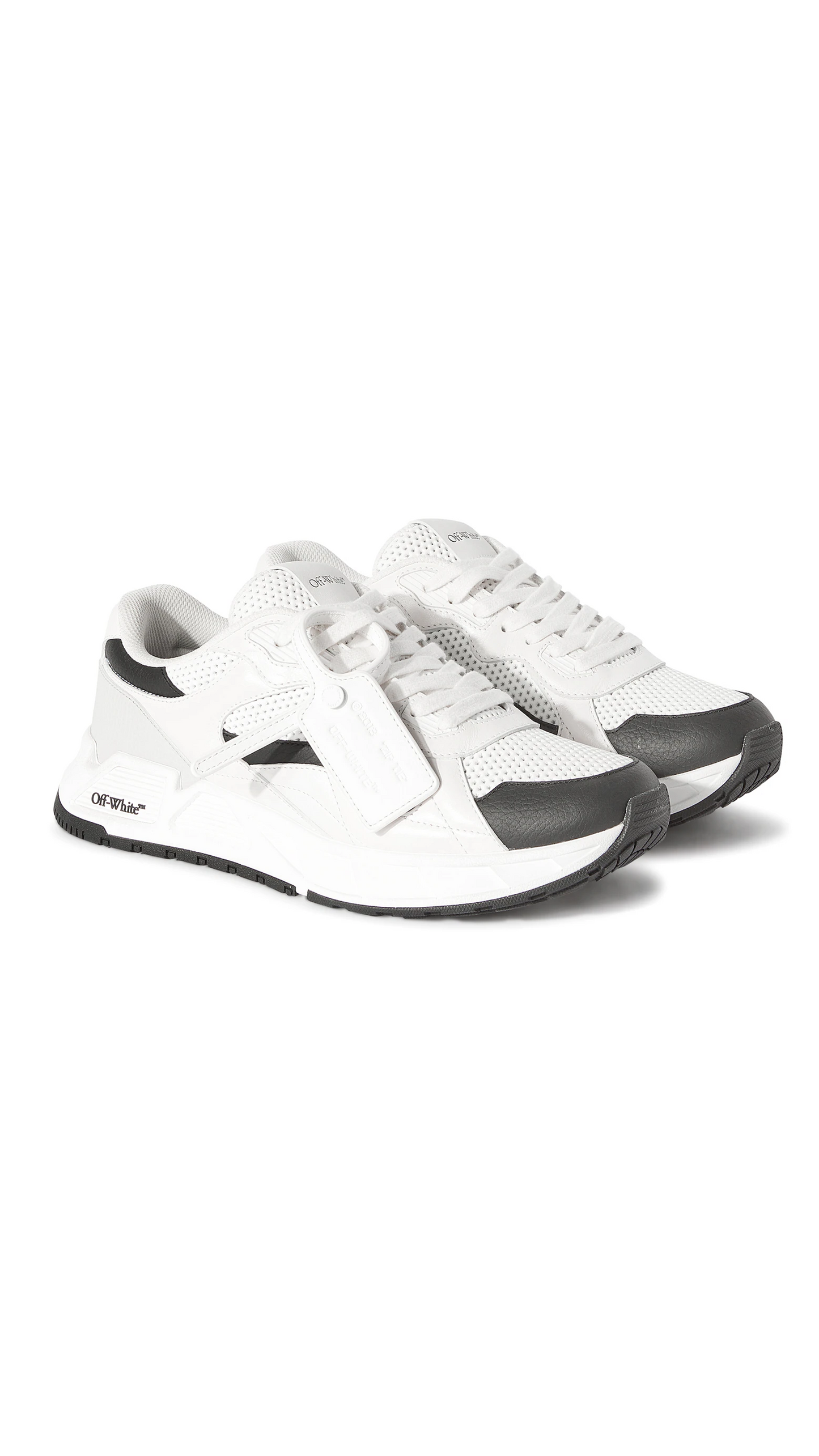 Kick Off Sneakers - White/Black