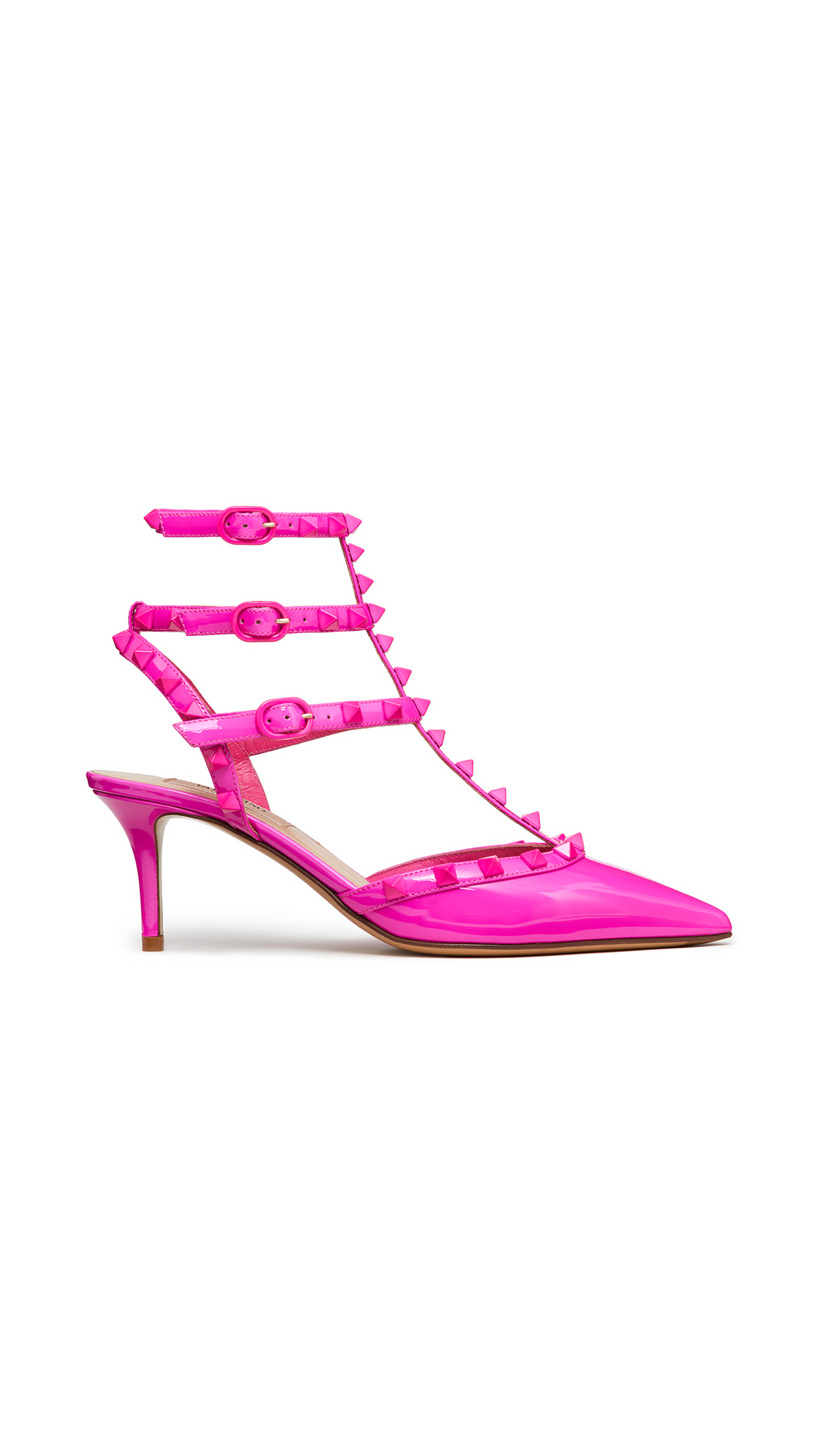Rockstud Caged Pump 65MM - Pink PP