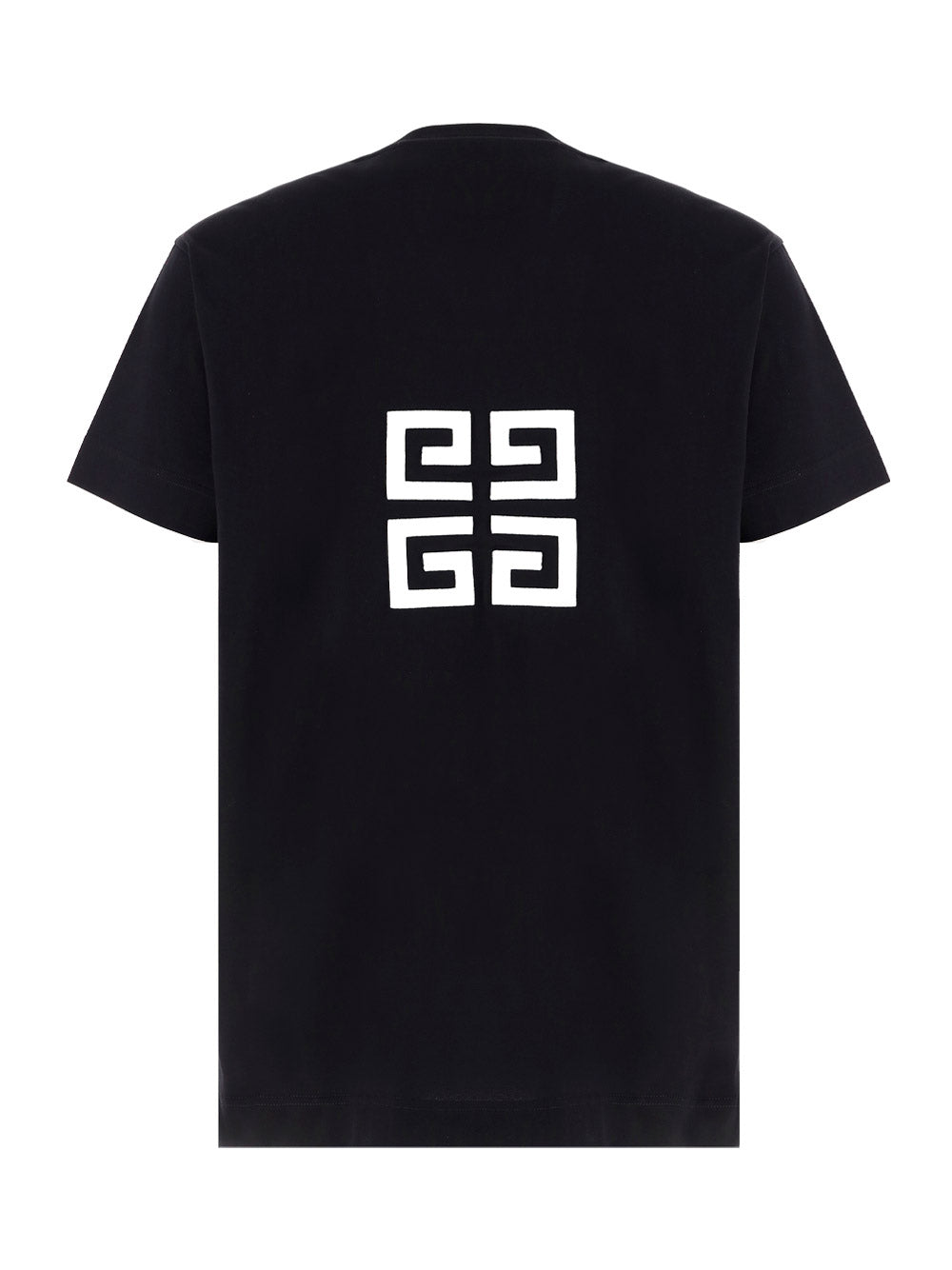 4G Embroidered Oversized T-Shirt - Black.