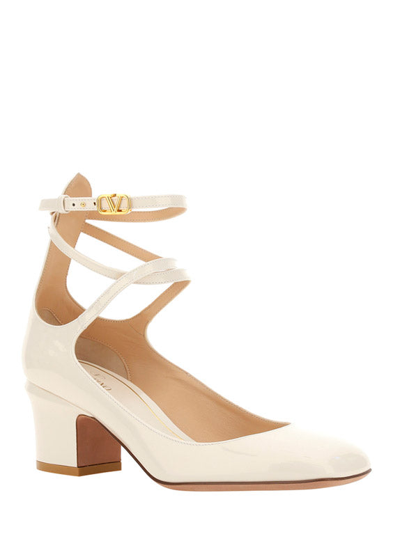 Tan-go Patent Leather Pump 60MM - Light Ivory