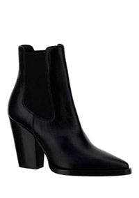 Theo Chelsea Boots in Smooth Leather - Black