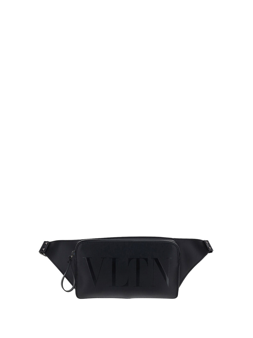 VLTN Leather Belt Bag - Black