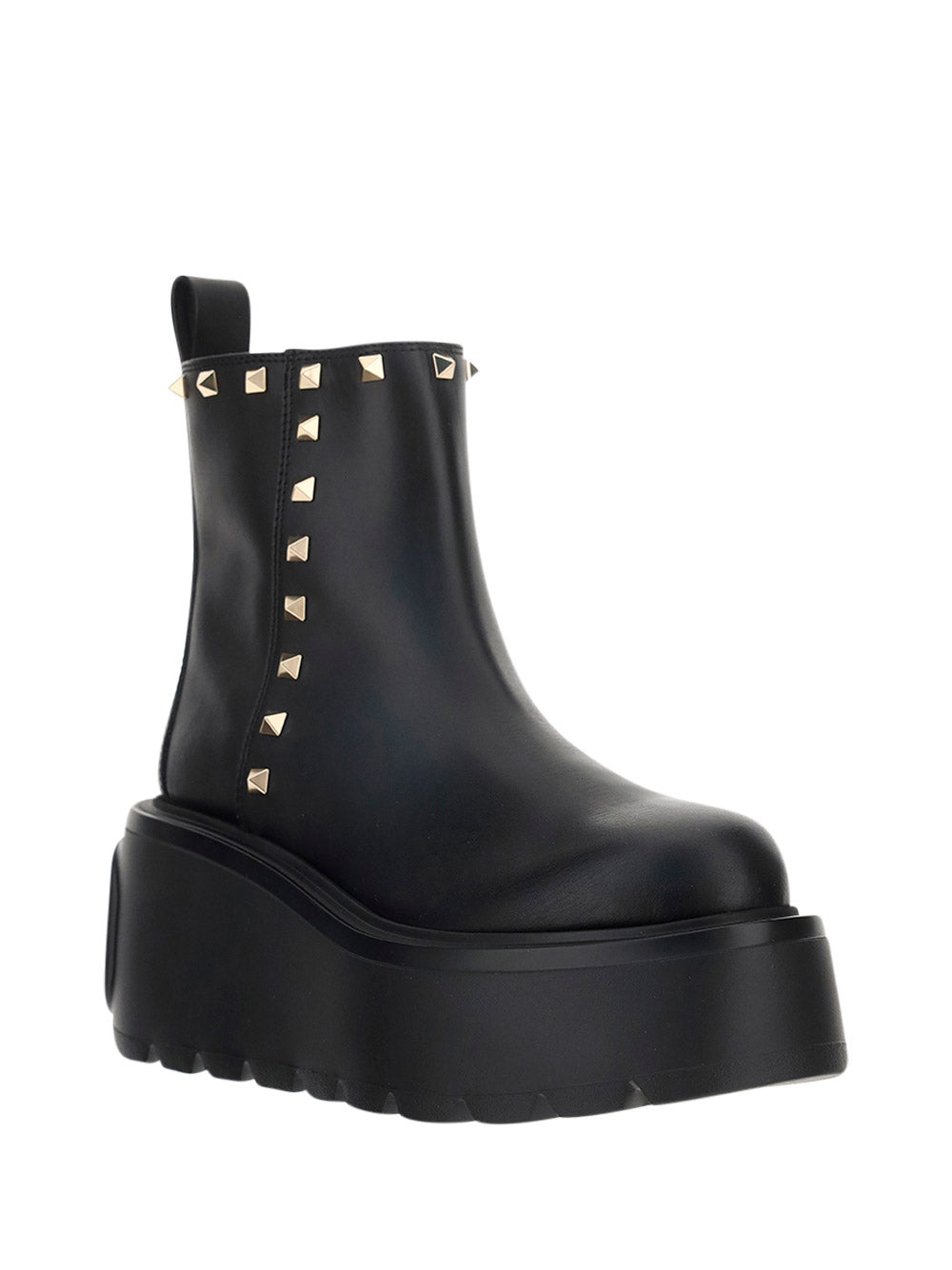 Uniqueform Calfskin Ankle Boot 85mm - Black