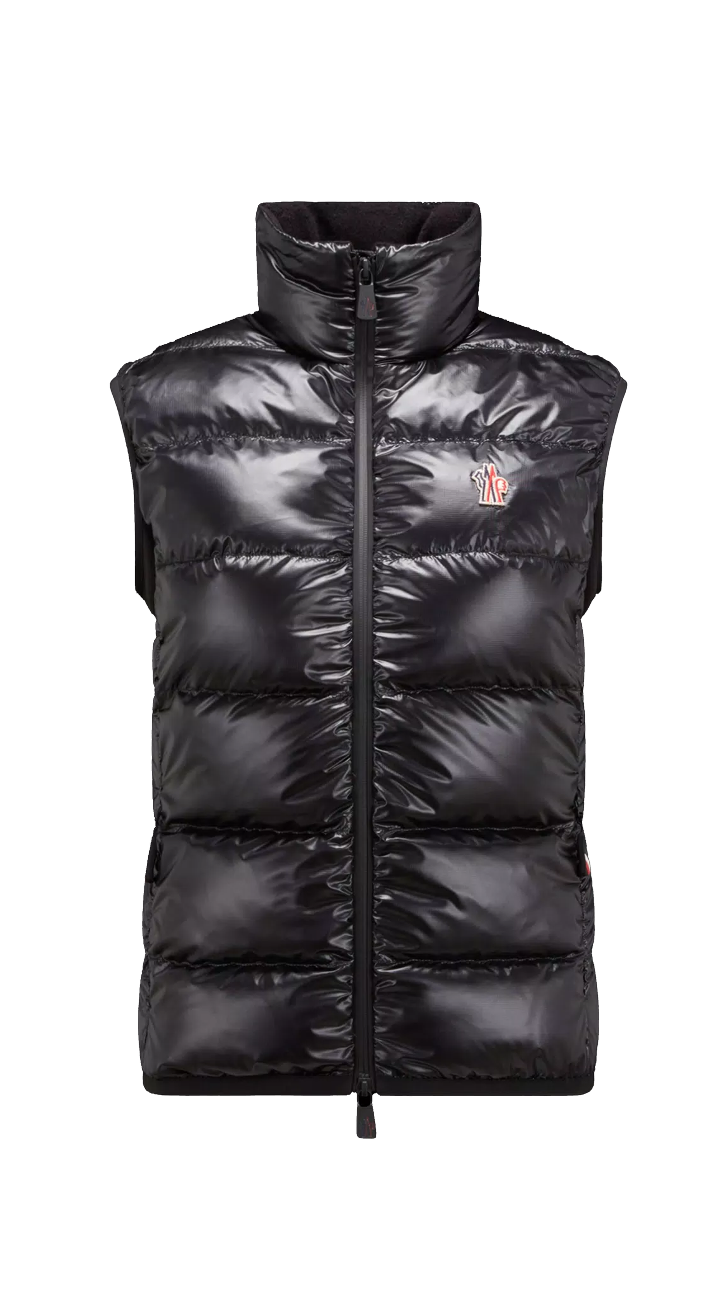 Fleece Down Vest - Black