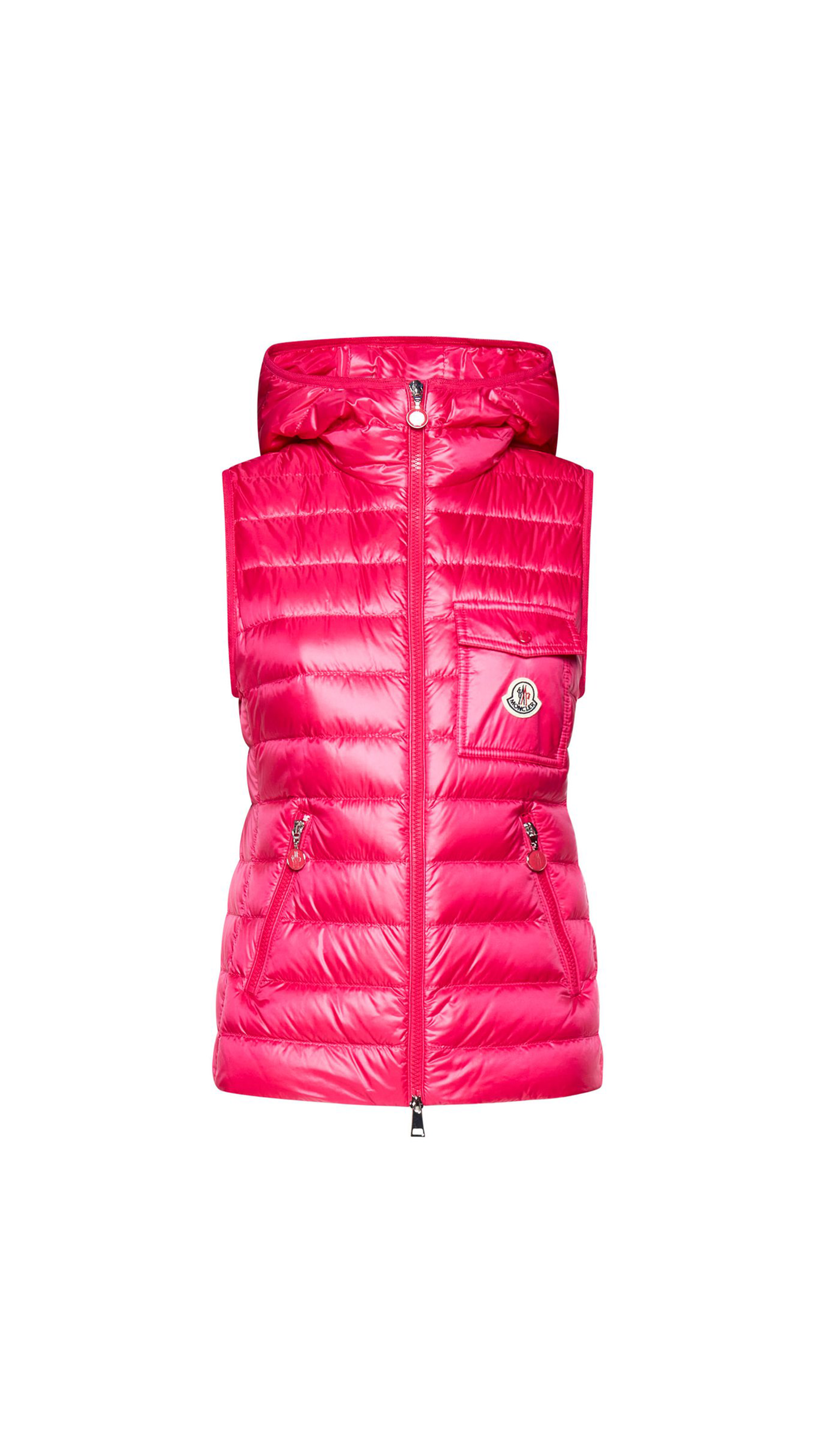 Glygos Down Vest - Fuchsia
