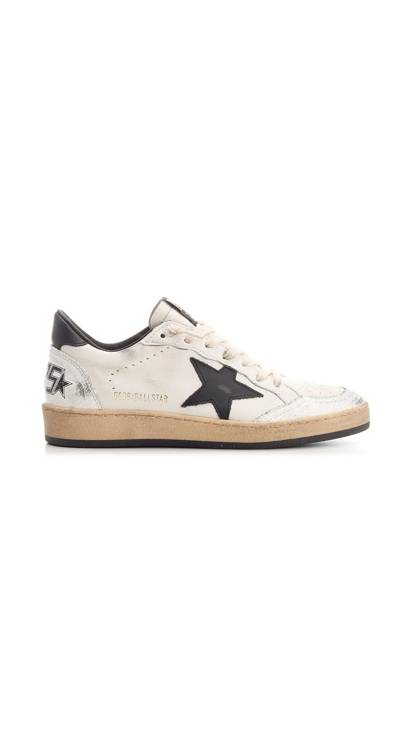 Ball Star Sneakers - White/Black