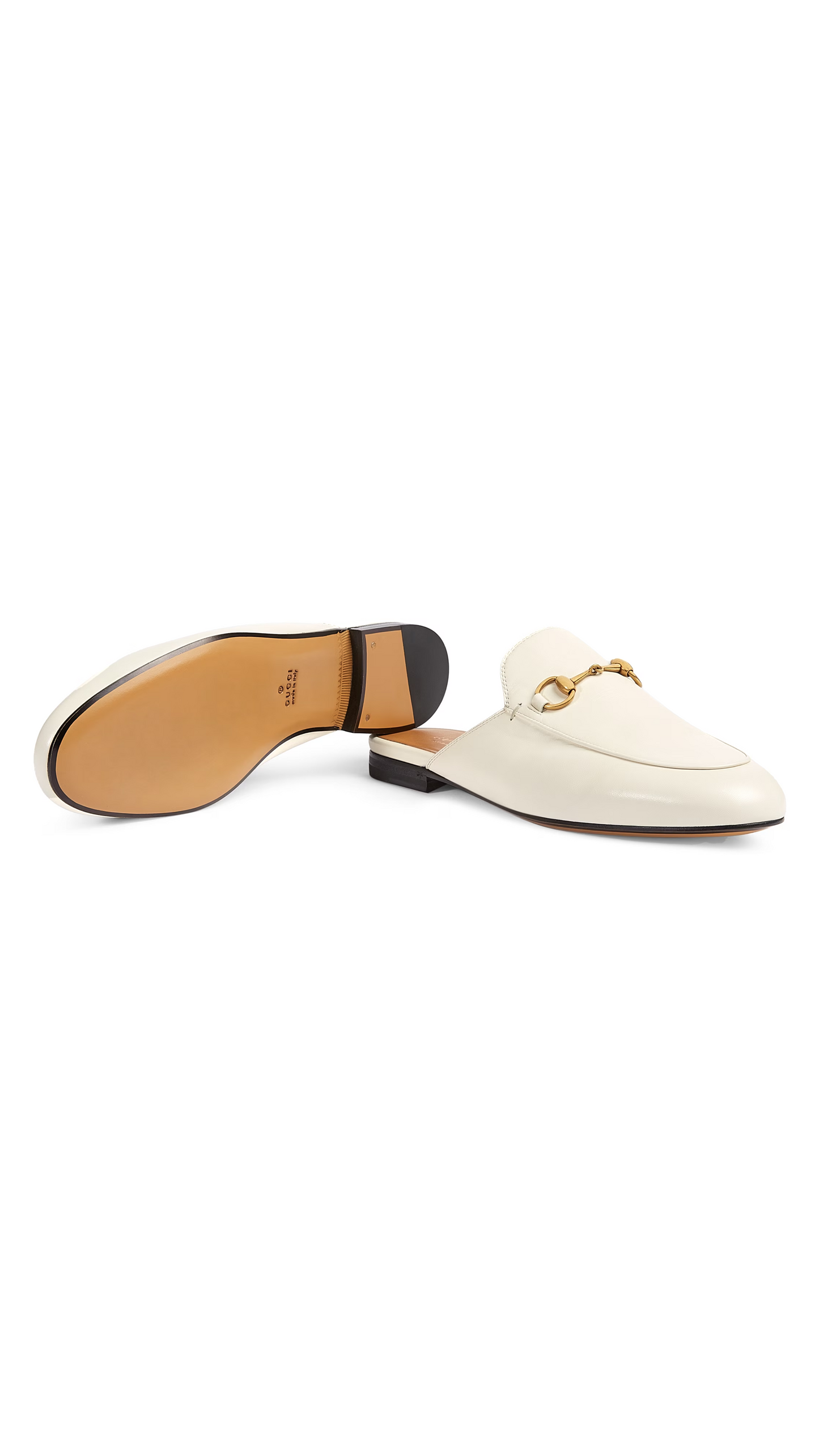 Princetown Leather Slipper - Ivory