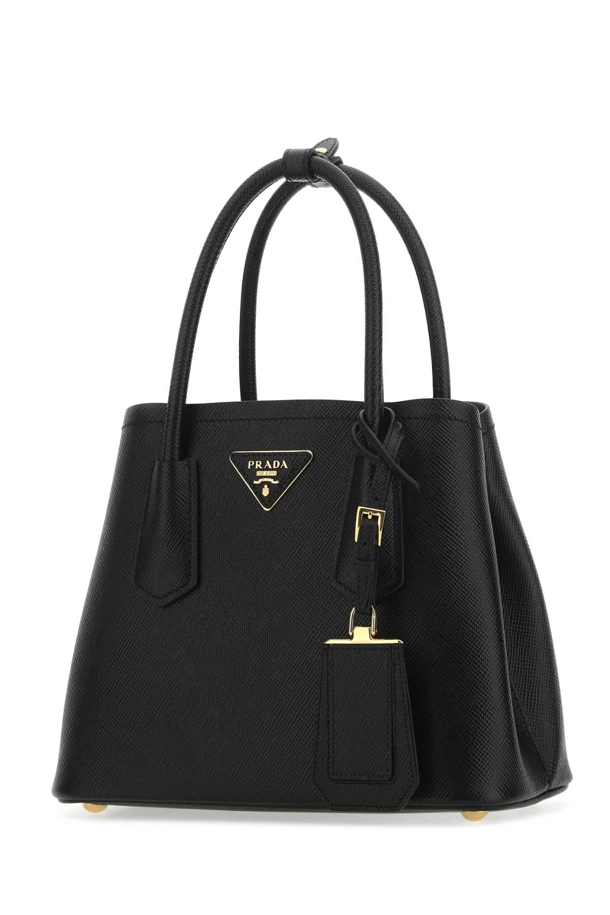 Prada Double Saffiano leather mini bag - Black