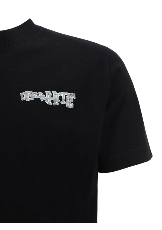 Logo Print Arrow T-Shirt - Black