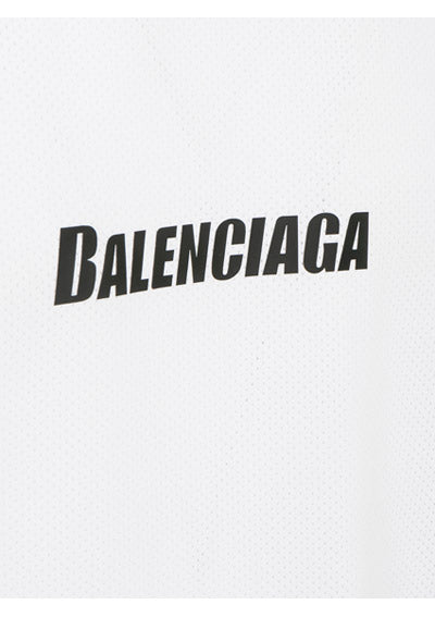 Swim T-Shirt in Technical Mesh - White