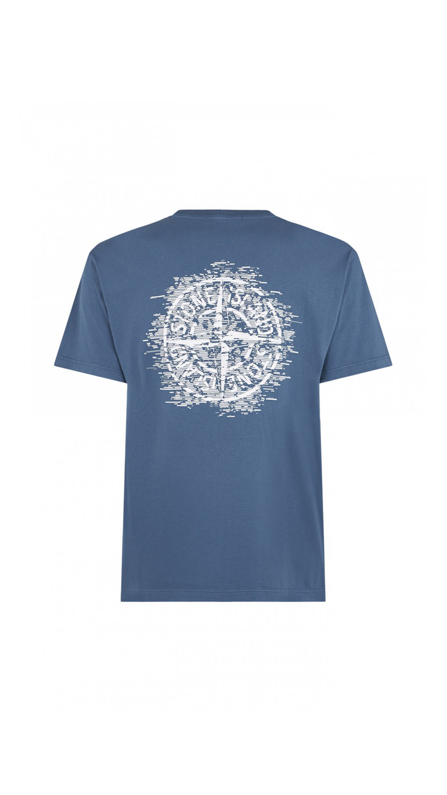 2NS89 'Institutional One' Print T-shirt - Blue/White