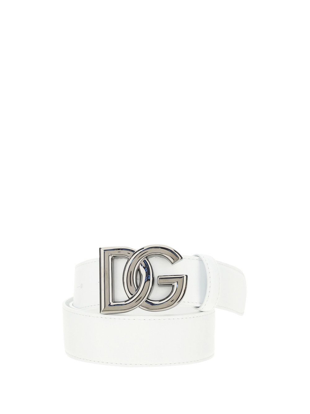 Belt with DG logo buckle - White