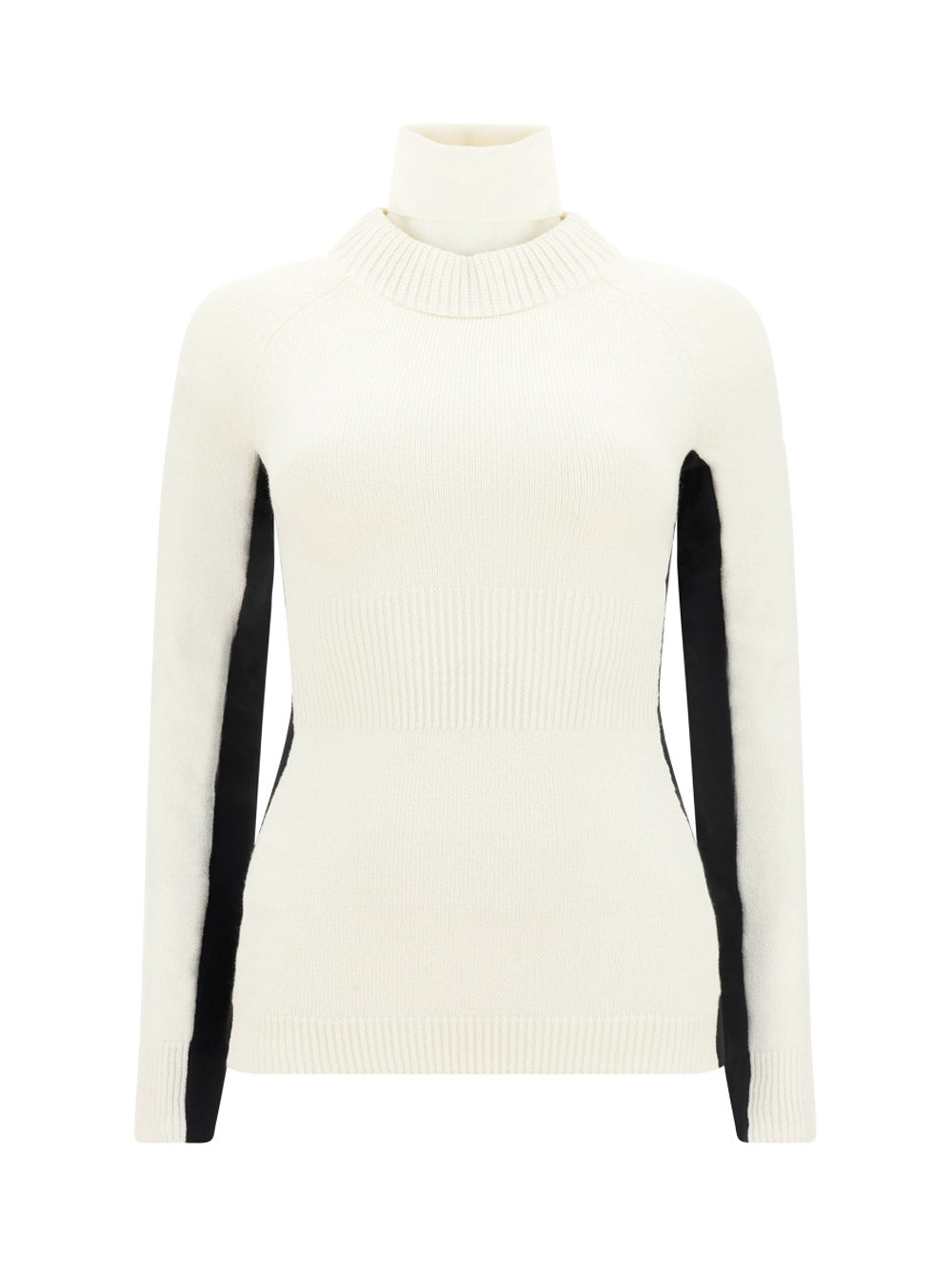 Wool Turtleneck Sweater - Off White