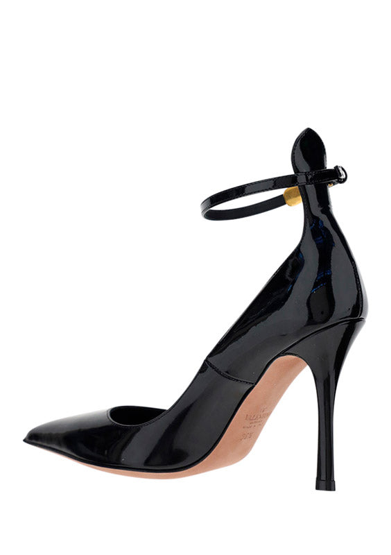 Tan-go Patent Leather Pump 100mm - Black