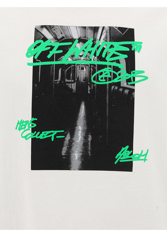 Metro Type Over Skate S/S Tee - White