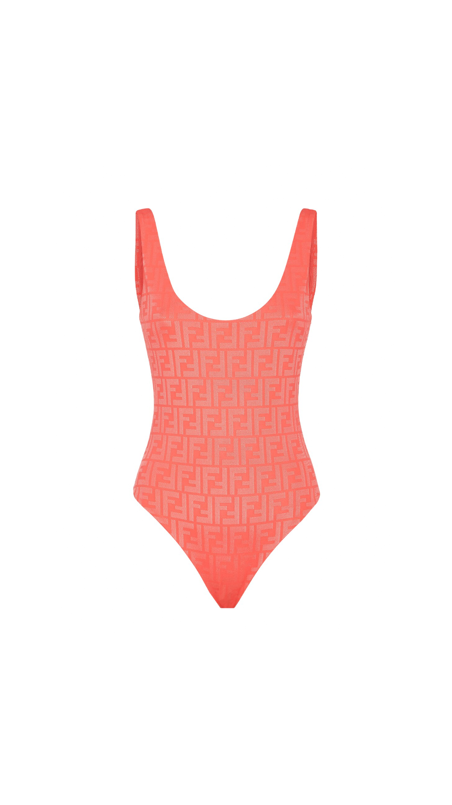One-Piece Swimsuit in Lycra® - Peachy Pink