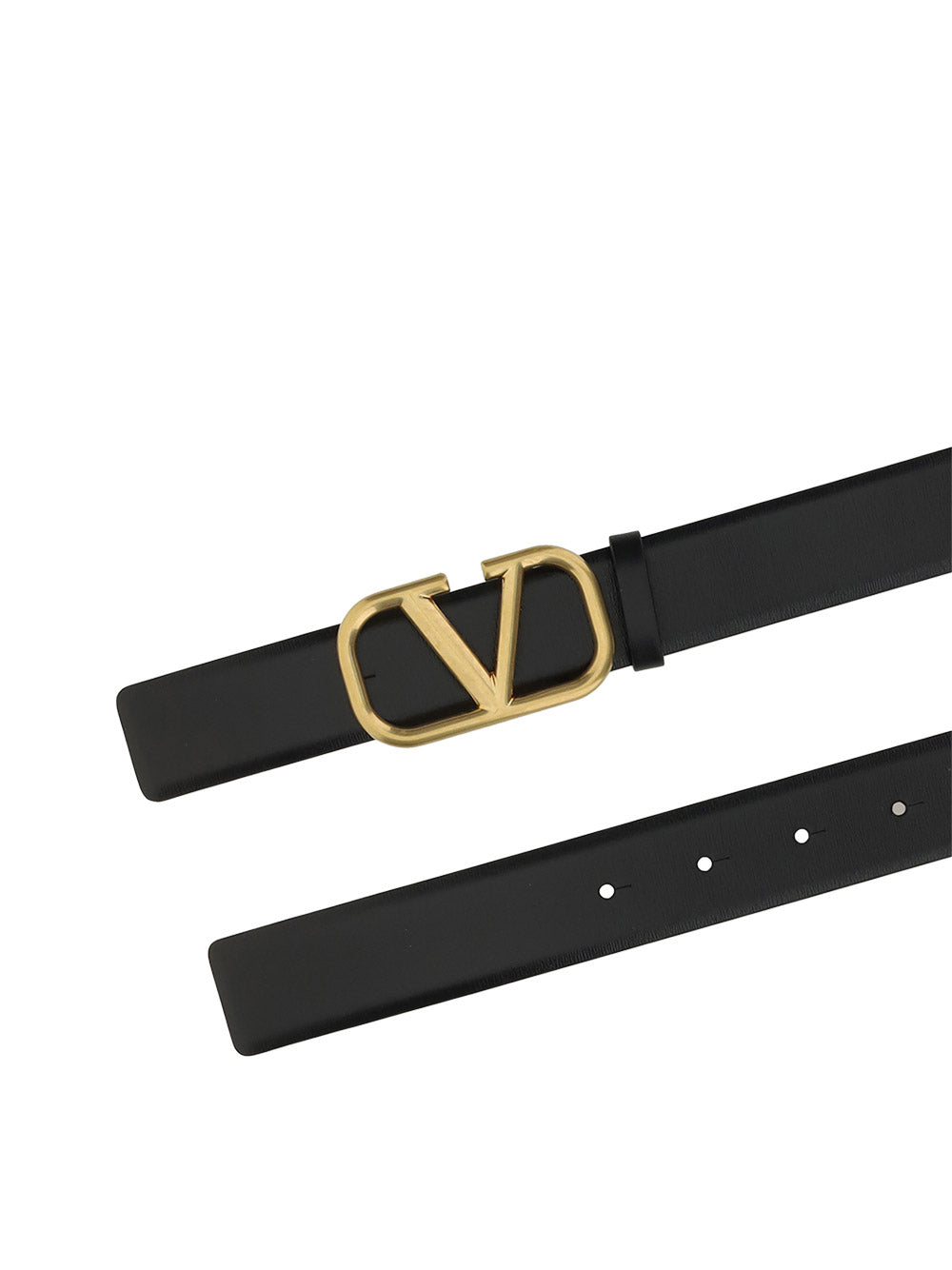 Vlogo Signature Calfskin Belt 30MM - Black