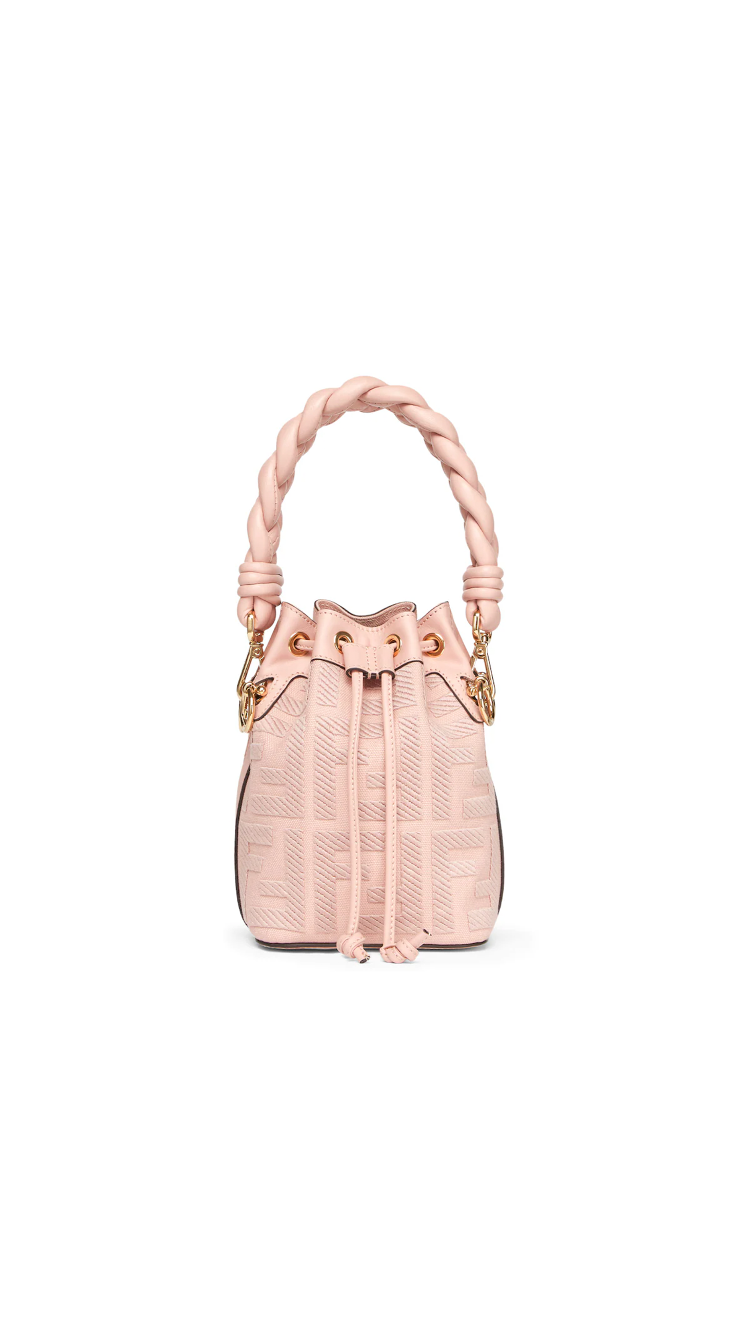 Mon Tresor Canvas FF Mini Bag - Pink